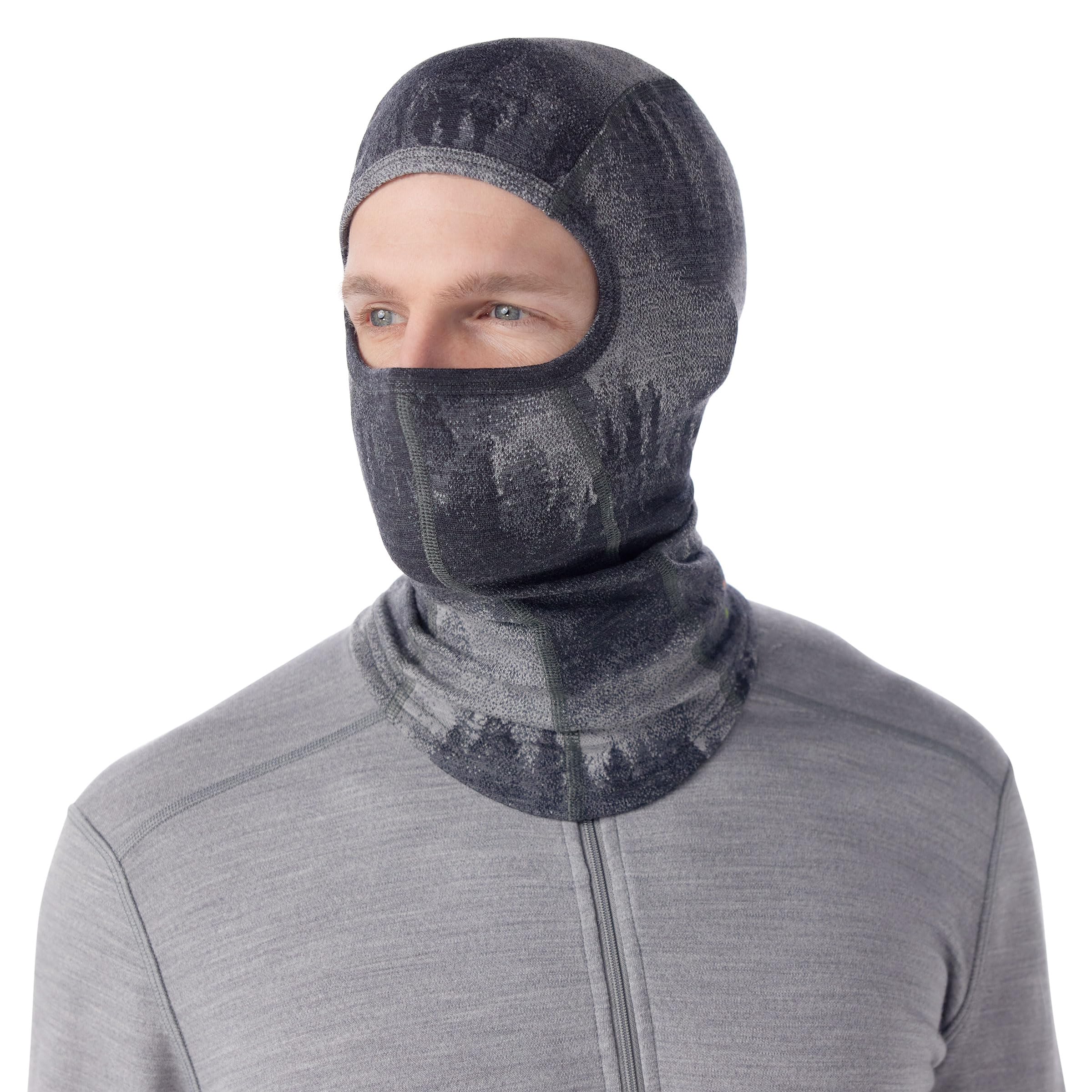 Smartwool Thermal Merino Balaclava Charcoal Foggy Pines
