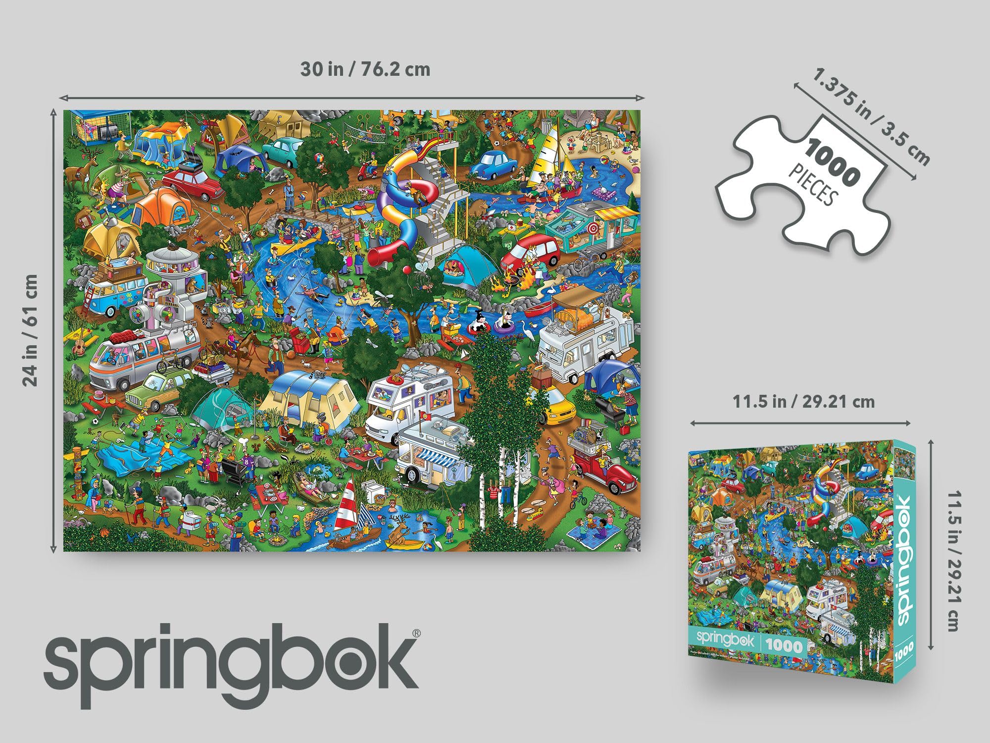 Amazon.com: Springbok - Camping World - 1000 Piece Jigsaw Puzzle