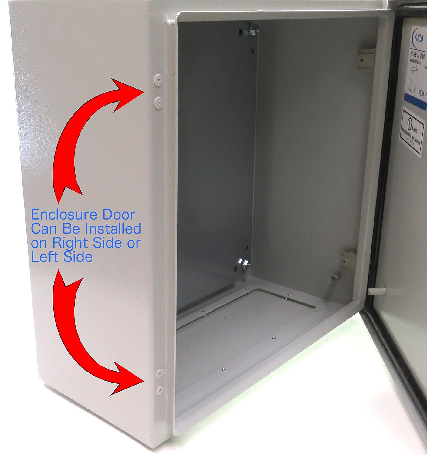 40% Off Discount YC-16X16X8 UL Certified 16 Gauge Type NEMA 4 Wall-Mount Enclosure 16(400) H X 16(400) W X 8(200) D