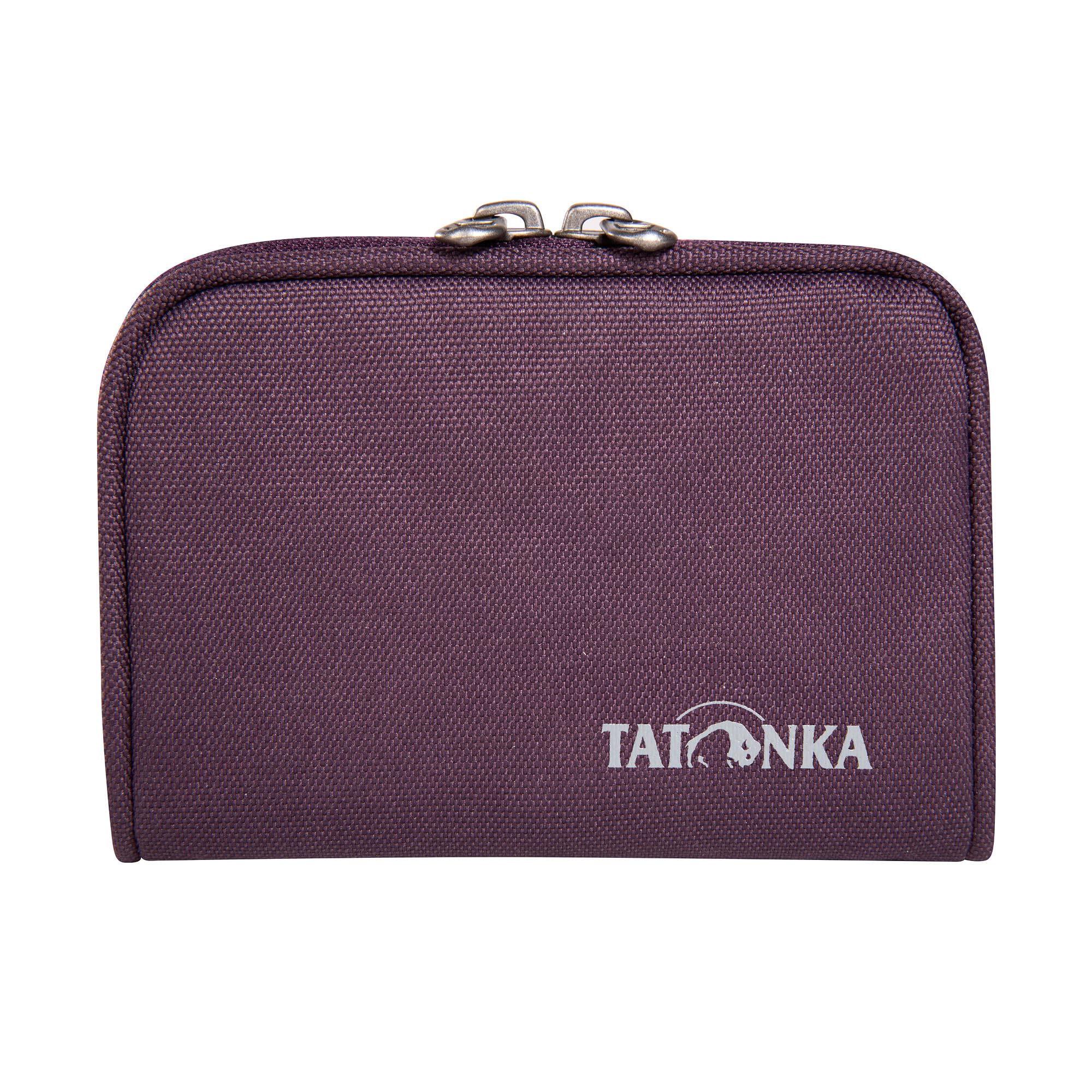 Tatonka Big Plain Wallet RFID Block - Wallet with RFID Blocker - TÜV Tested - Coin Compartment, Compartments for Credit Cards, Midnight Plum