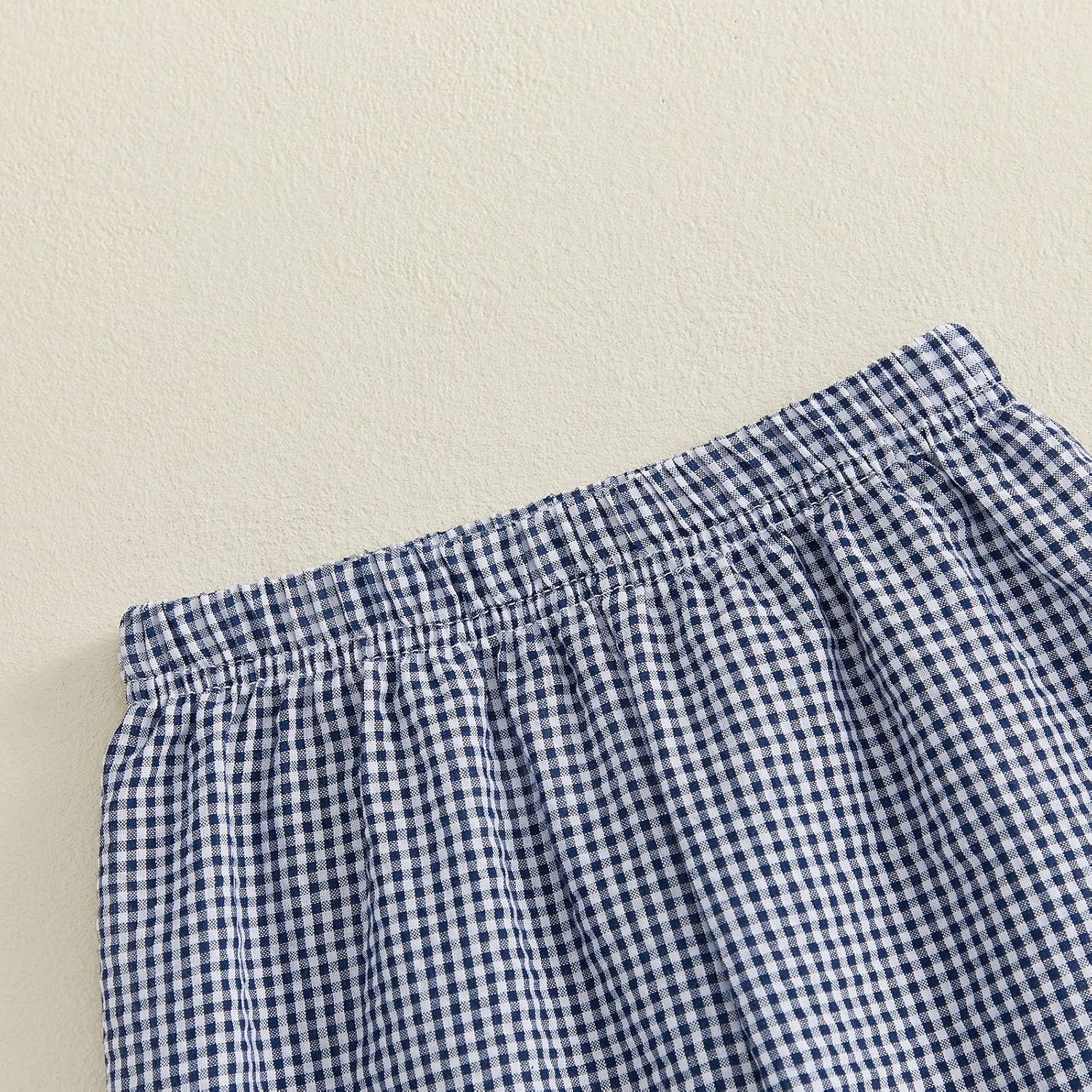 Toddler Baby Girl Seersucker Plaid Pants Casual Joggers Trousers Spring Summer Fall Winter Gingham Long Pants