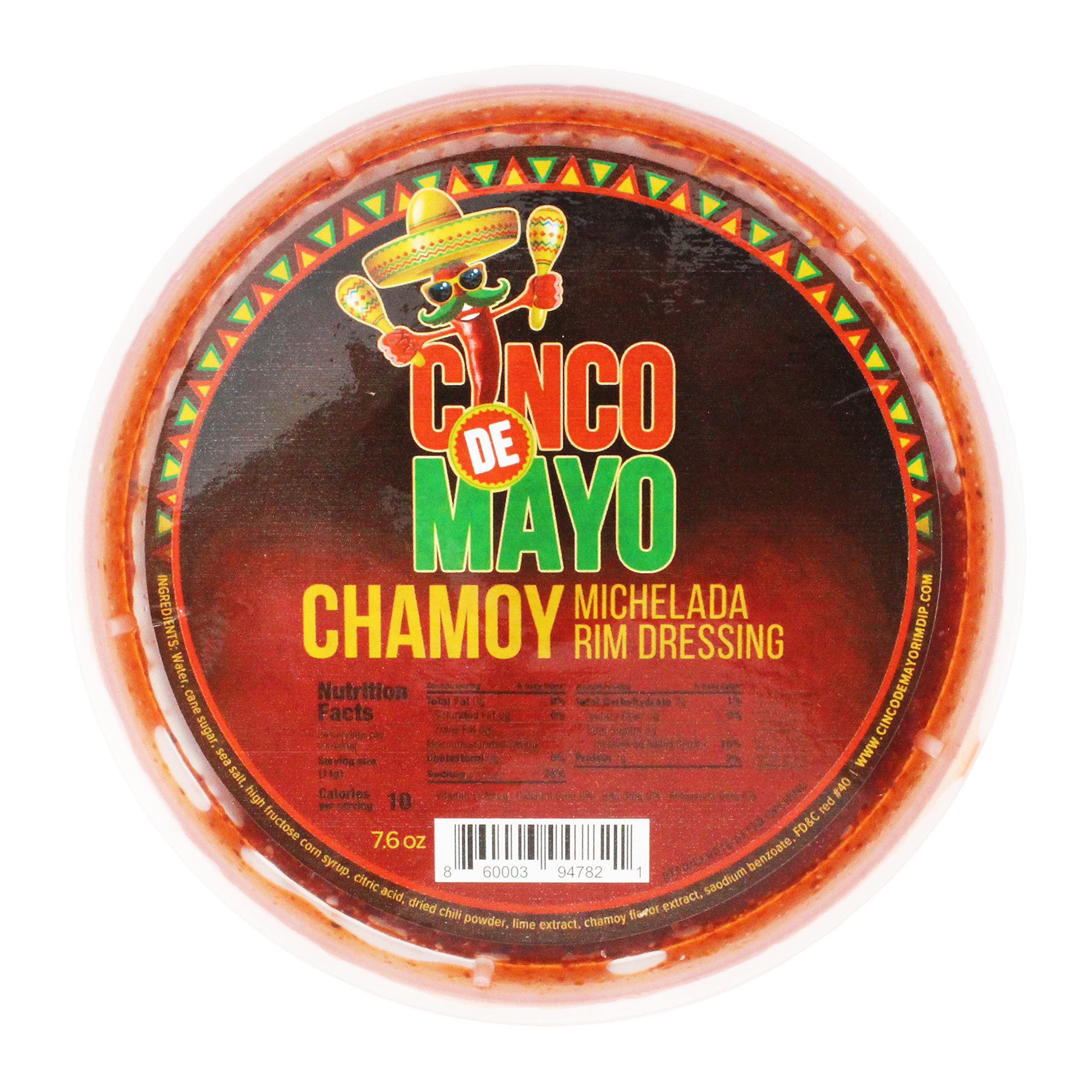 Cinco de Mayo Chamoy Rim Dip Cocktail Rim Dressing (3 x 7.6 oz. Containers)