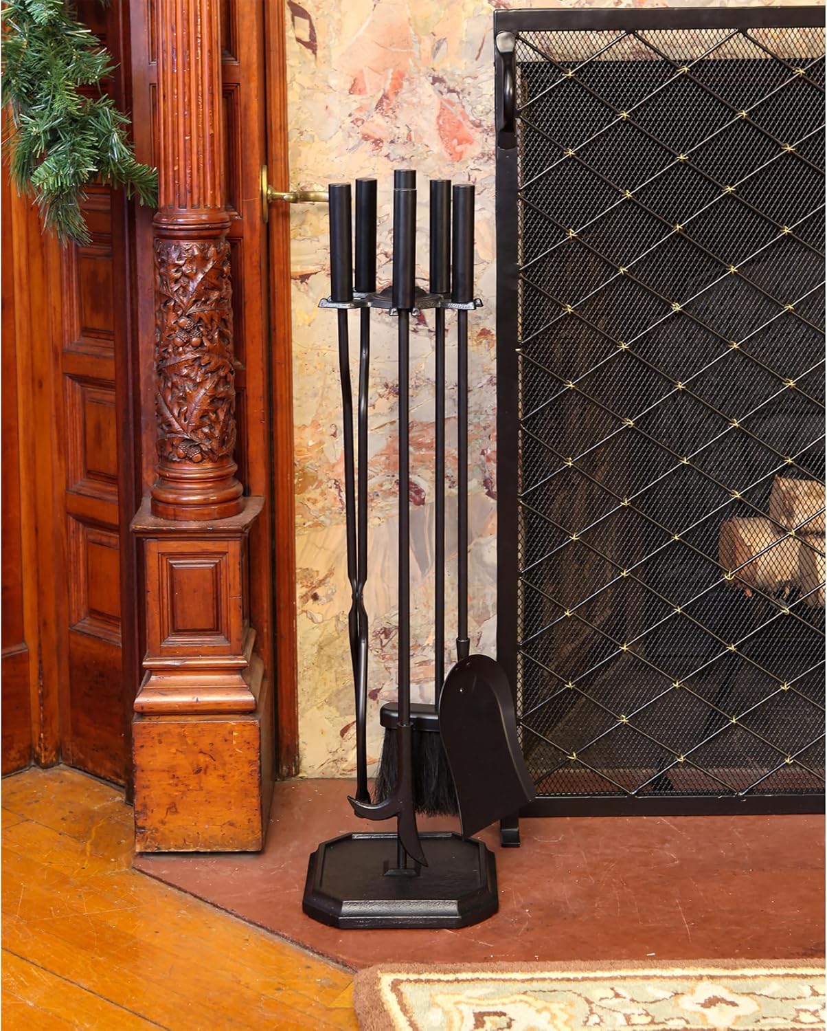 Minuteman International Black w/Square Base, Neoclassic Tool Set