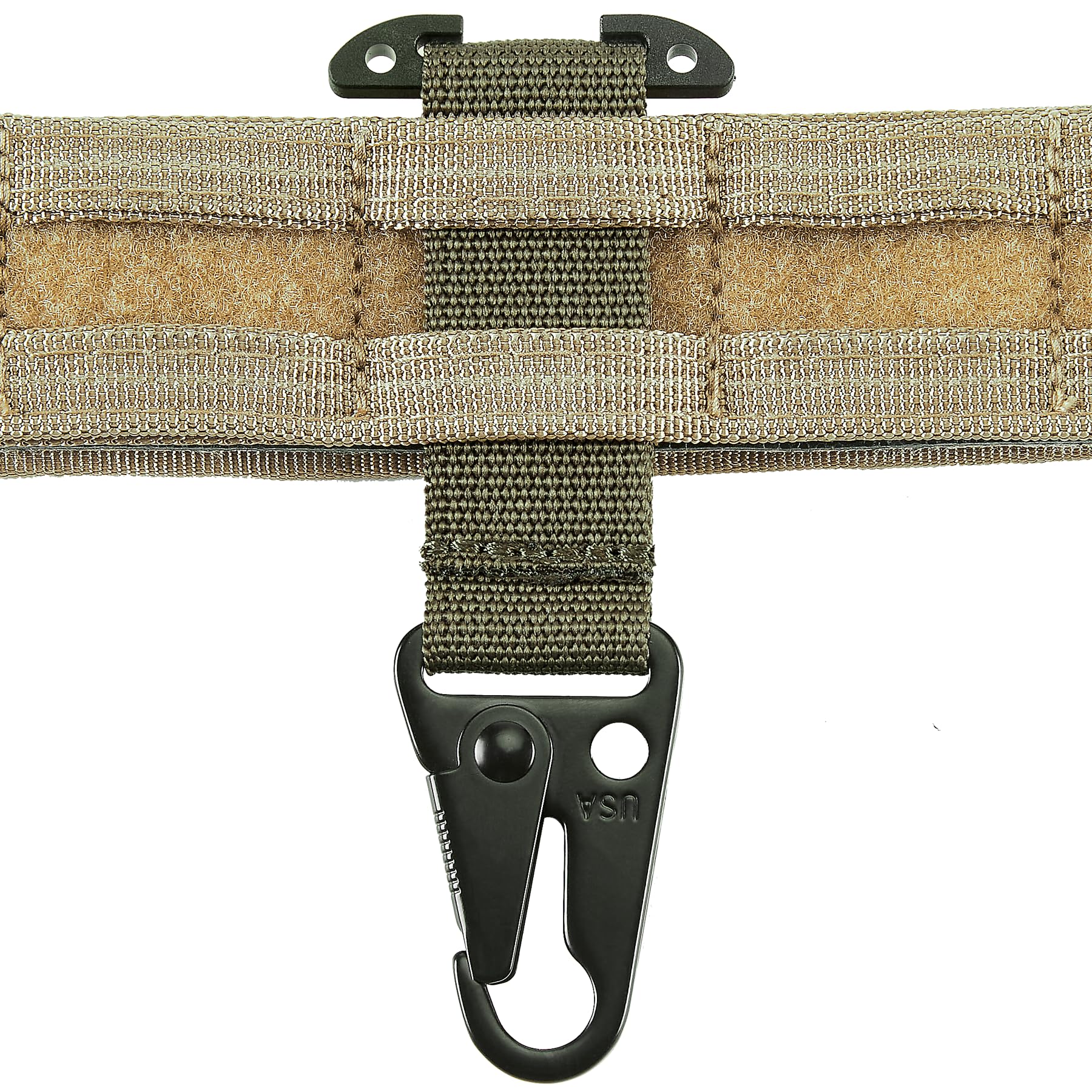 Clip Ceinture Tactique Molle Avec Crochet - Support En T Pour Système MOLLE, Chasse, Randonnée