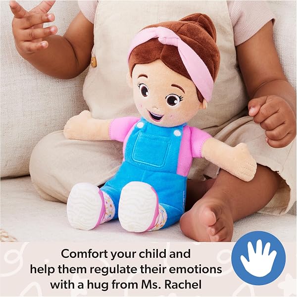 Ms. Rachel Official Cuddle & Comfort Doll, 11” Premium Plush Baby Toy, Toddler Toys for Girls & Boys for Ages 6 Months to 3+ - 5