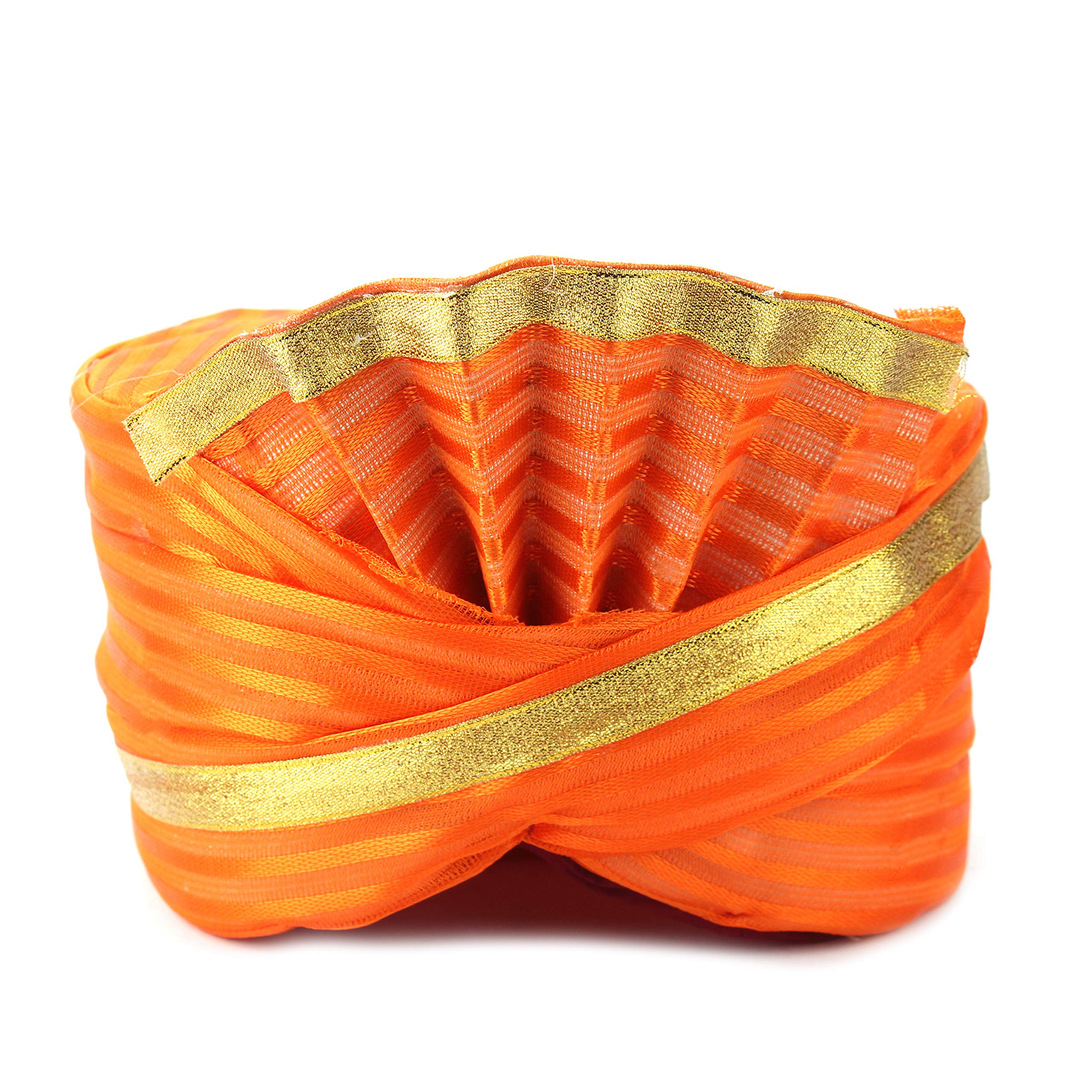 Collection Men and Women Ethnic Pagri/Turban (Orange; Free Size)-image-30