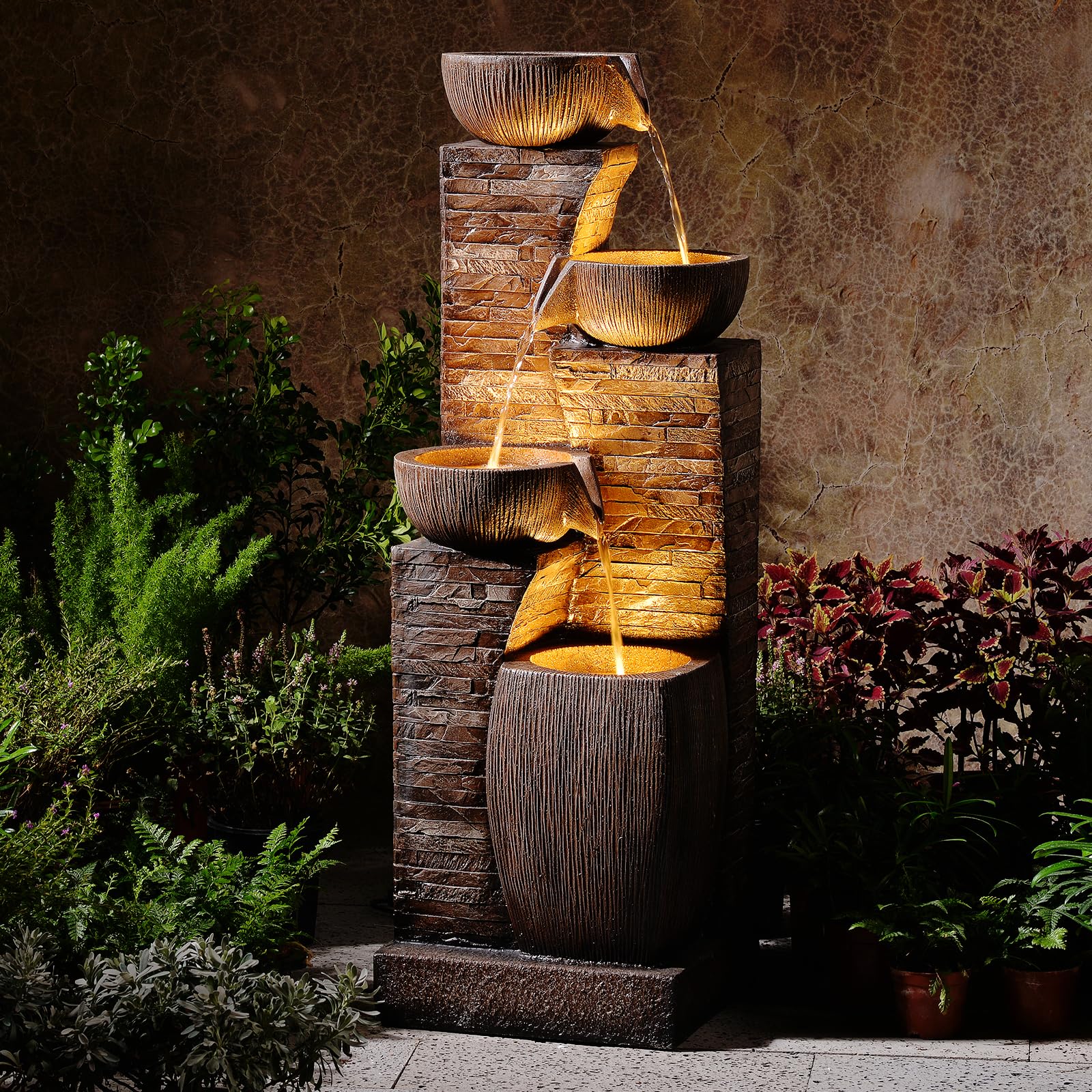 Pivotify 38.2 inch Outdoor Fountain