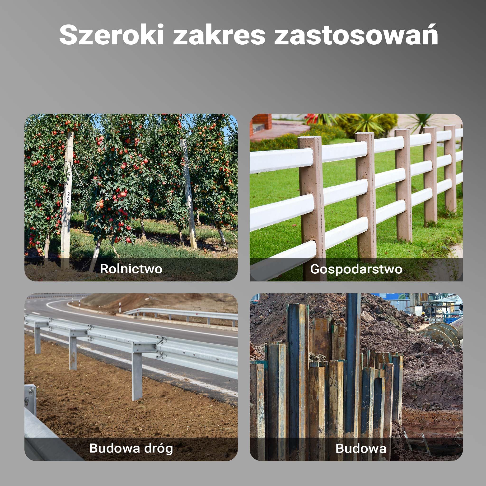 Wiltec Ręczny kafar stalowy Ø 140 mm z uchwytami do wbijania słupków, pali ogrodzeniowych i zagęszczania gruntu, palownica do pali drewnianych i rur metalowych