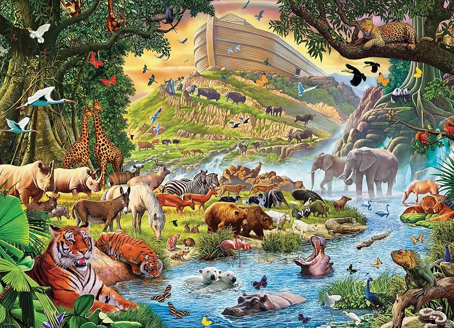 Amazon.com: EuroGraphics Noah's Ark Before The Rain Puzzle