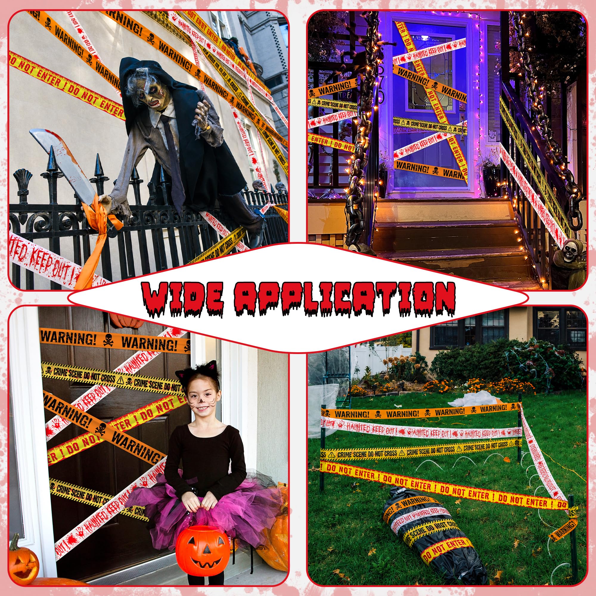 Halloween Caution Tape - Spooky Decorations -3