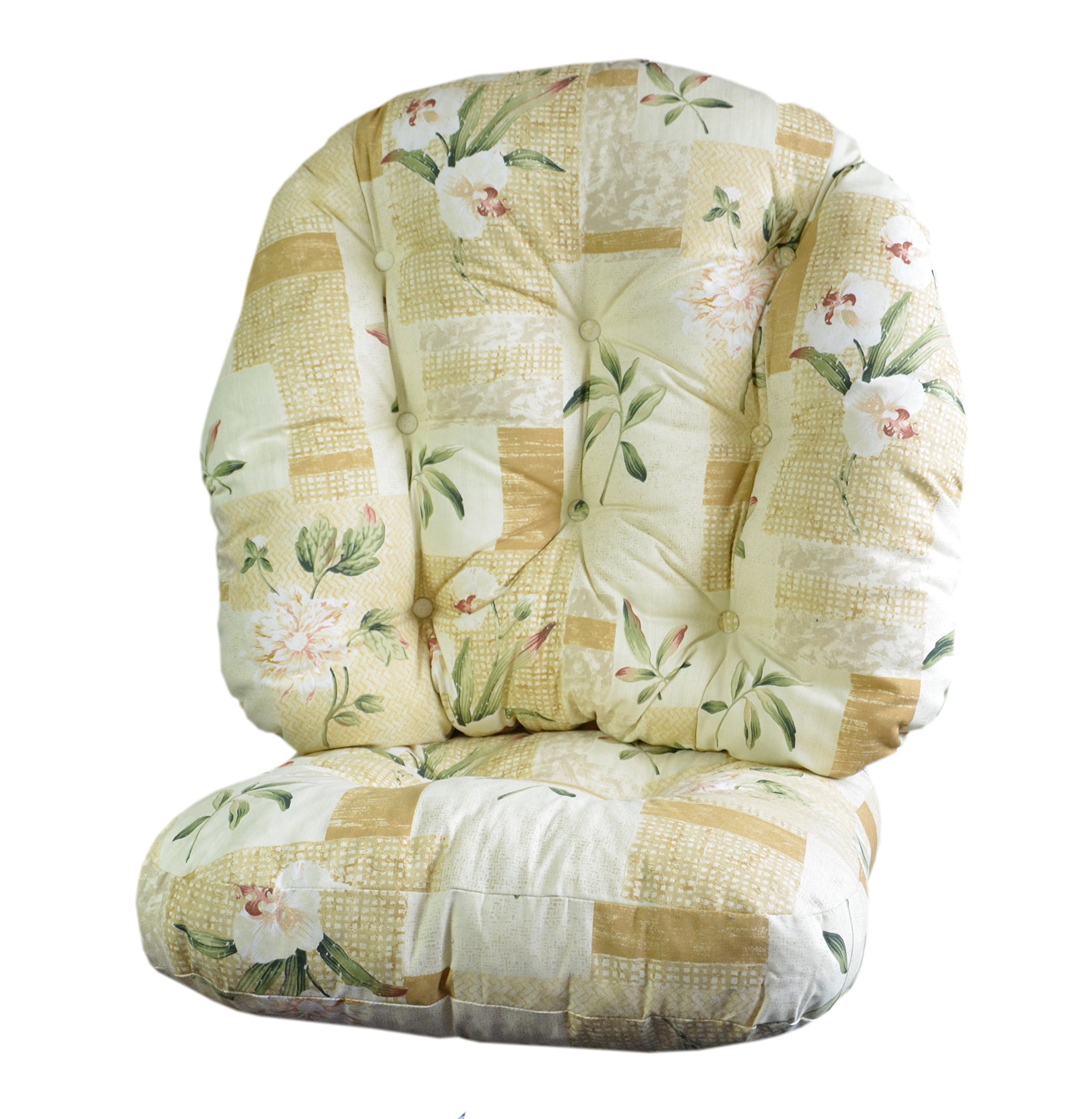 Gilda Replacement Cane Furniture RENO SWIVEL - CUSHIONS ONLY Wicker Rattan Conservatory (Harrogate Natural)