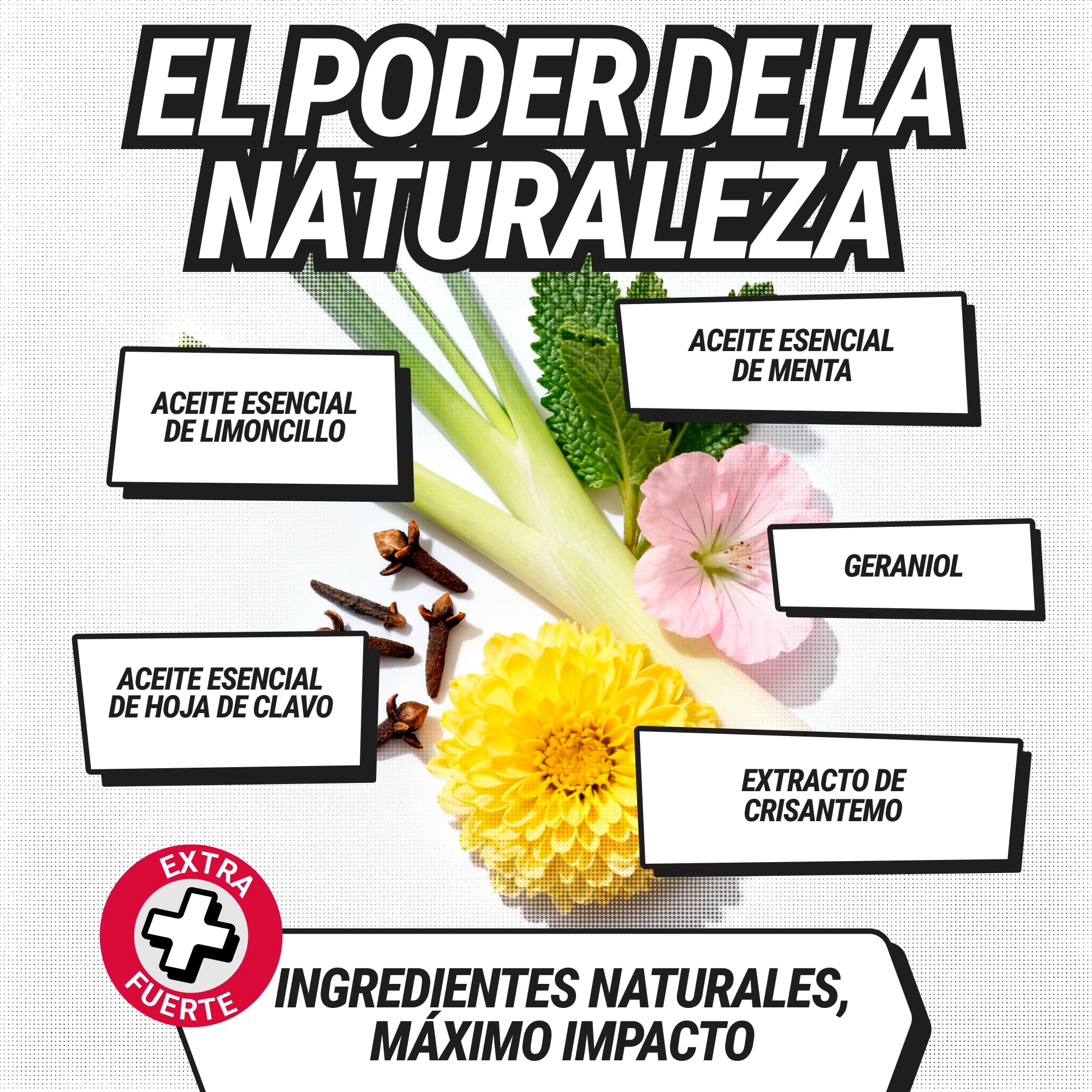 RepellShield® Spray Repelente Avispas Exterior e Interior - 500 ml - Antiavispas con Citronela y Geraniol - Seguro para Niños, Mascotas y Plantas - Protección para Jardín, Piscina, Terraza y Balcón