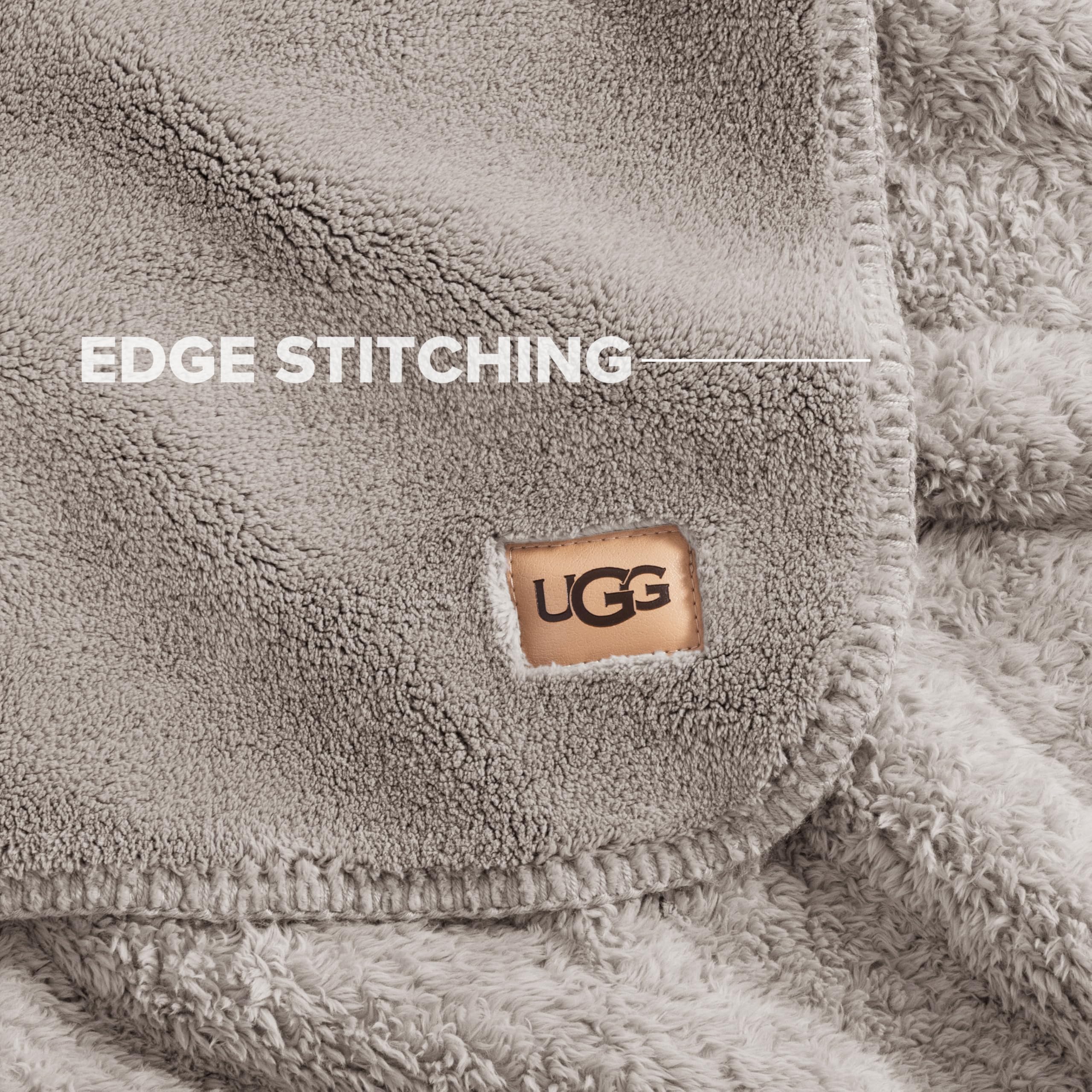 Amazon｜UGG フラシ天フル/クイーンブランケット、ベッド用フリース