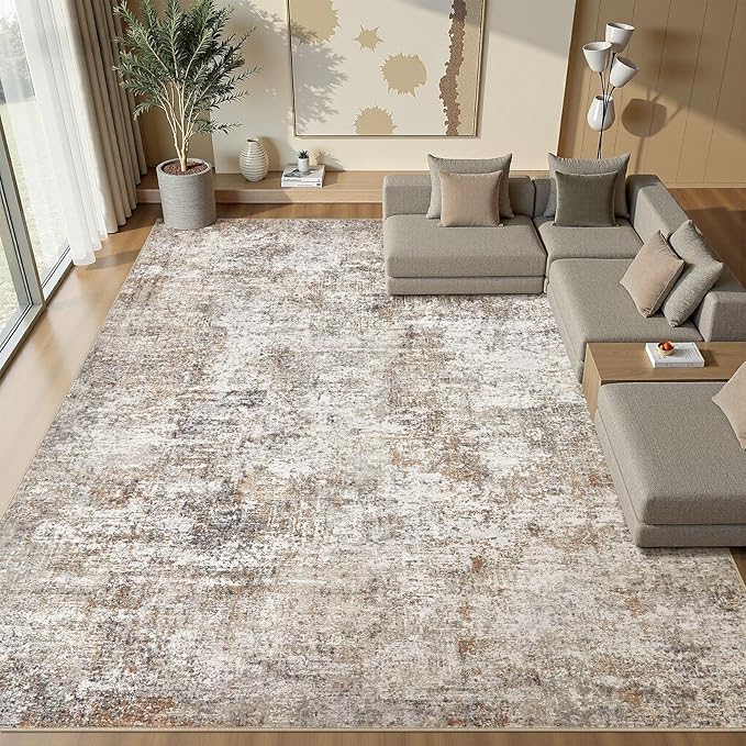 Amazon.com: Natunest 10x14 Area Rugs for Living Room Washable Abstract ...