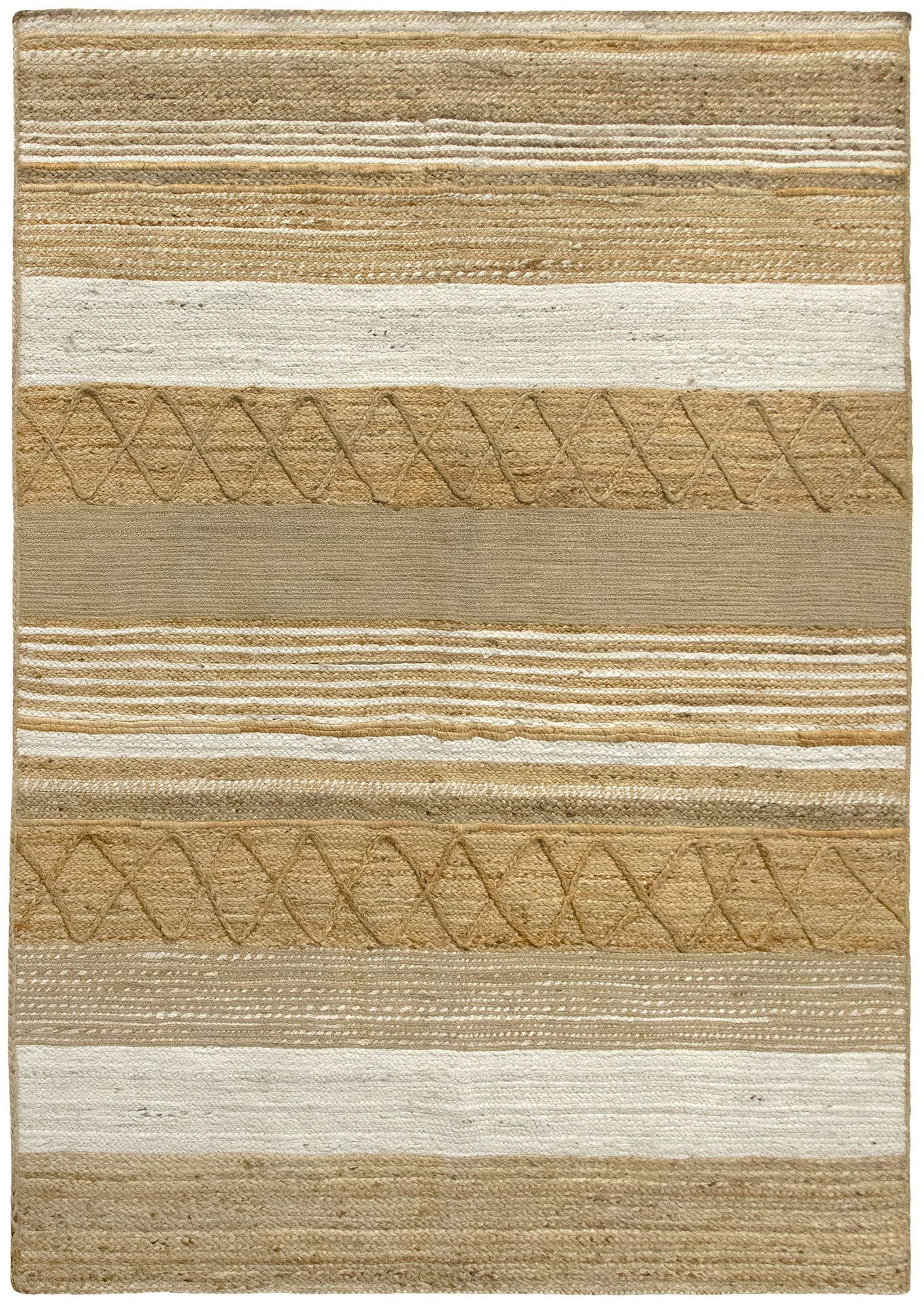 HAMID - Paccheto 2 Tappeto In Juta Kerala, 100% Fibra Di Iuta Naturale, Morbido E Ad Alta Resistenza, Tessuto A Mano, Soggiorno, Camera Da Letto, Tappeto Corridoio (150x80cm) 2 Pezzi