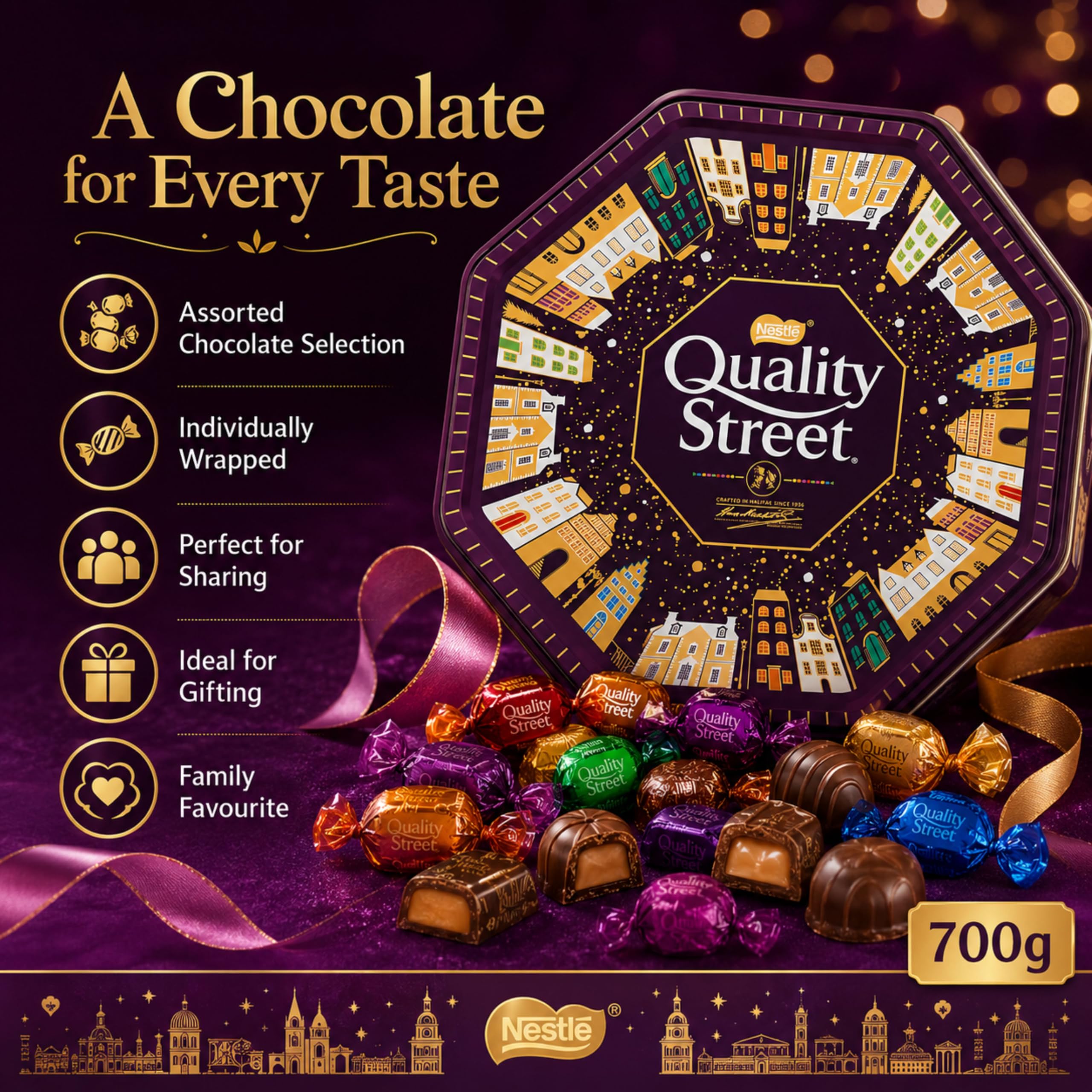 Amazon.com: Quality Street Tin 750g (Pack of 1) : Grocery
