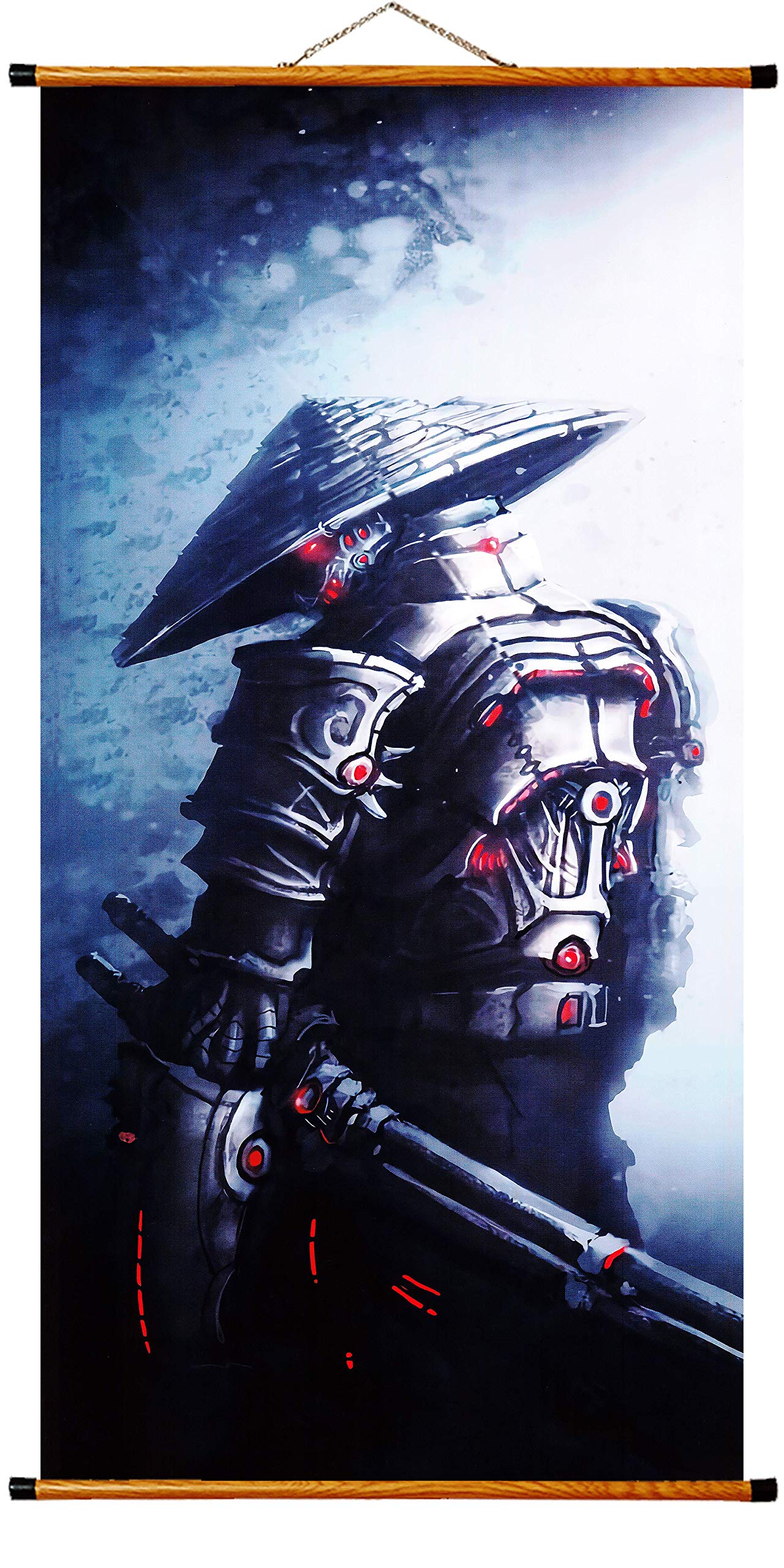 Affiche samouraï en toile canvas pour transformer un mur vide