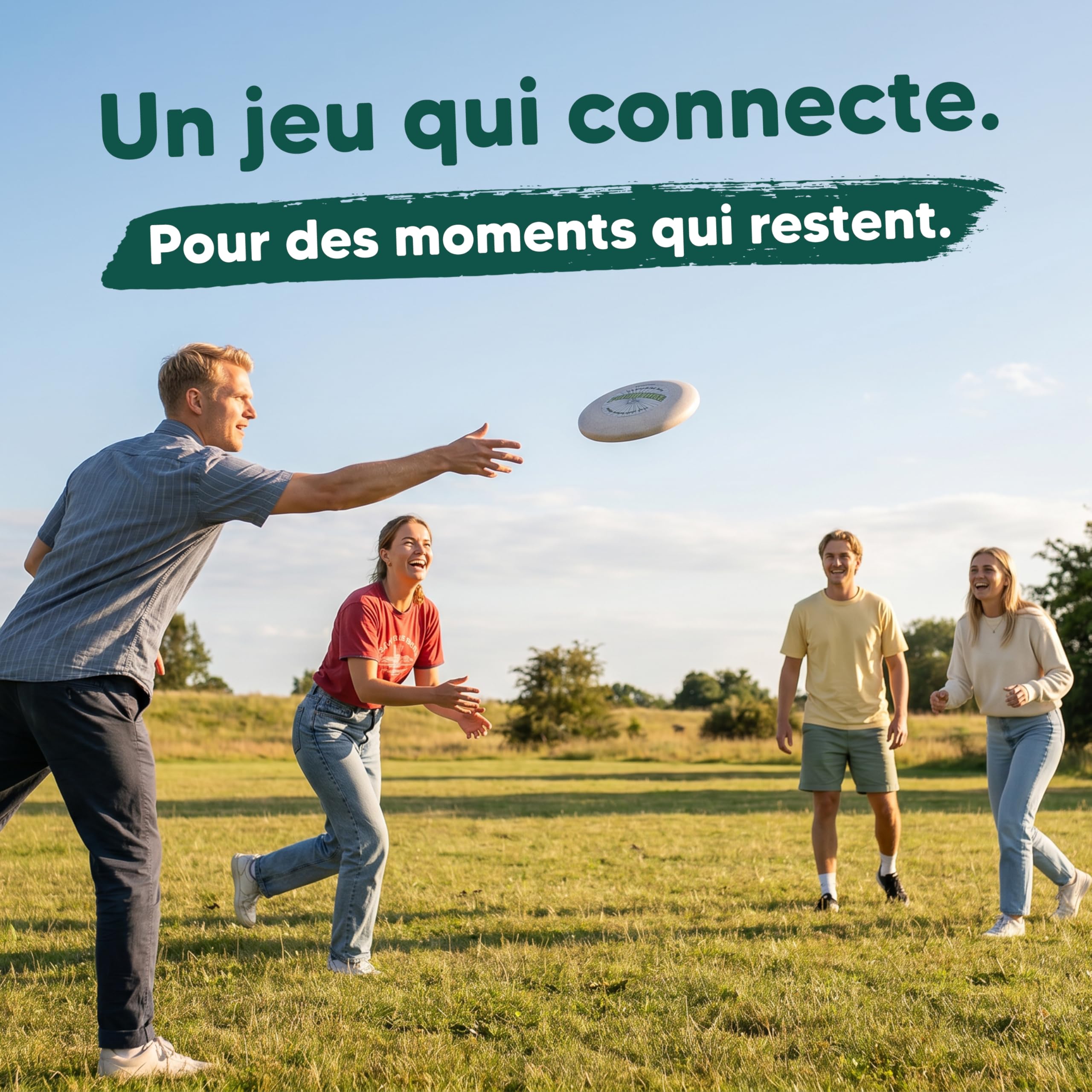Frisbee Disque Volant Ultimate écologique Plastique recyclé Professionnel Plage Parc Jeu Plein air antidérapant