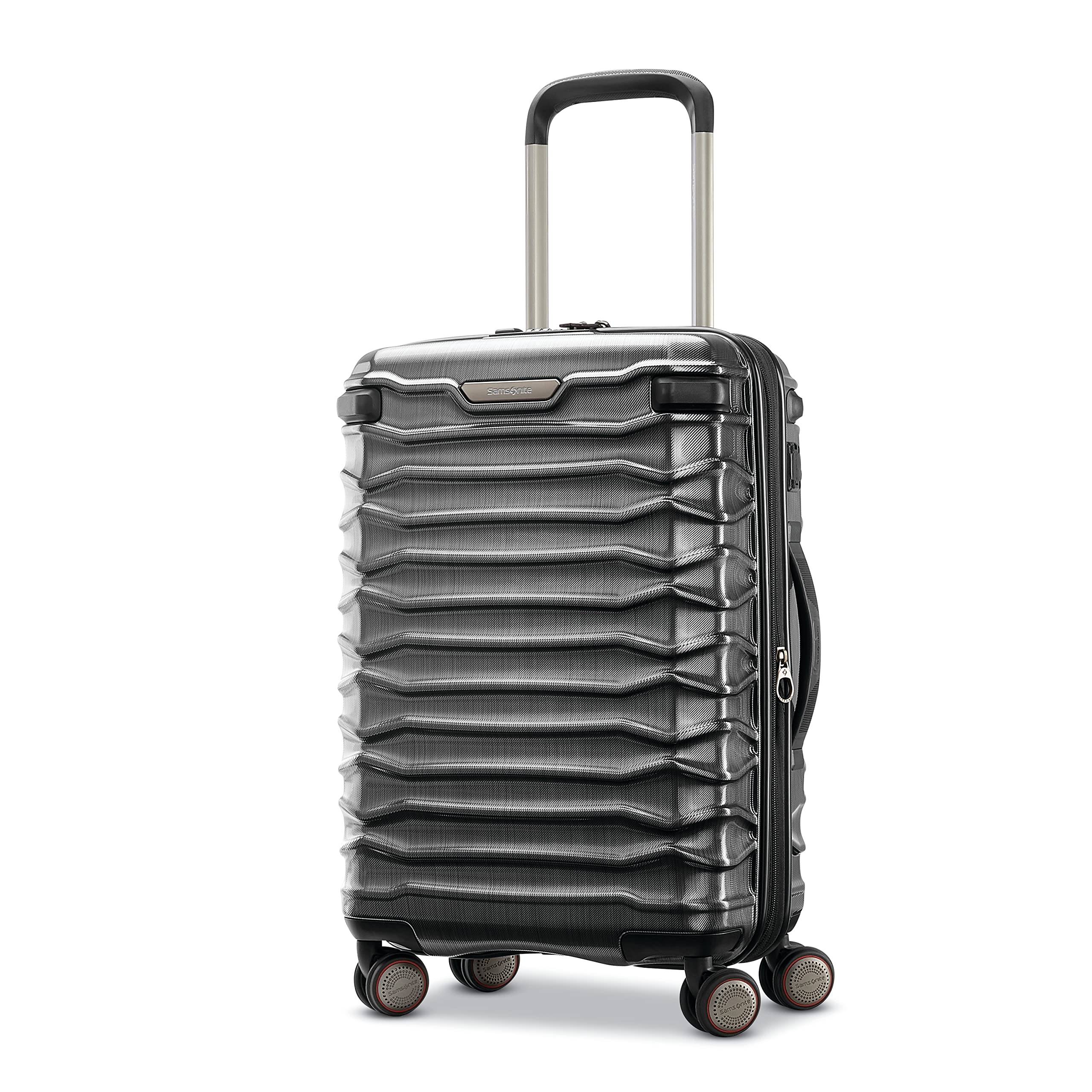 Samsonite Stryde 2 Hardside Expandable Luggage with Spinners, Brushed Graphite, CarryOn 22Inch