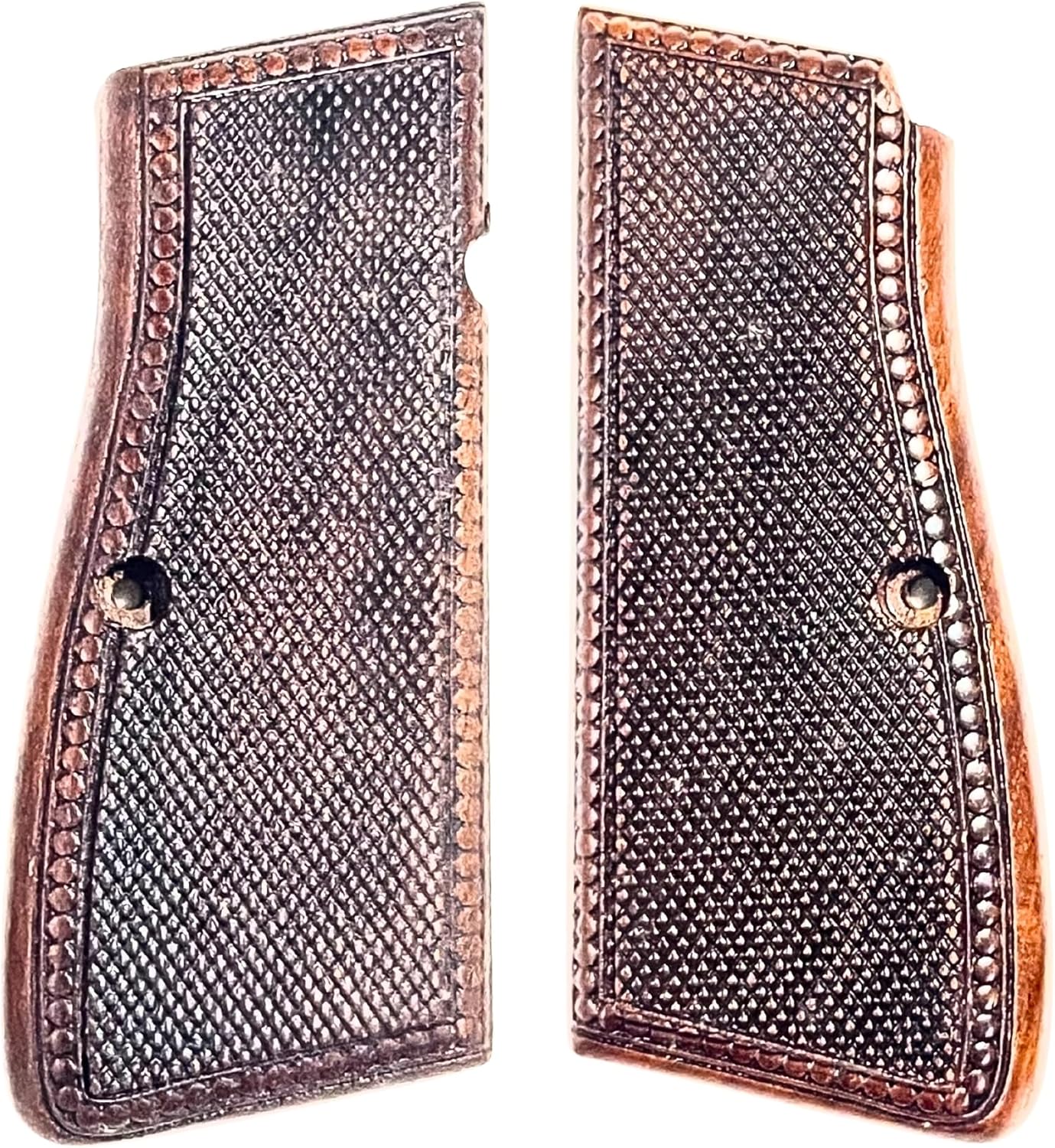 warreplica WWI WWII German Browning High Power Grips,Browning Hi Power Wood Grips,HP 14 Grips-Empuñadura, Grip