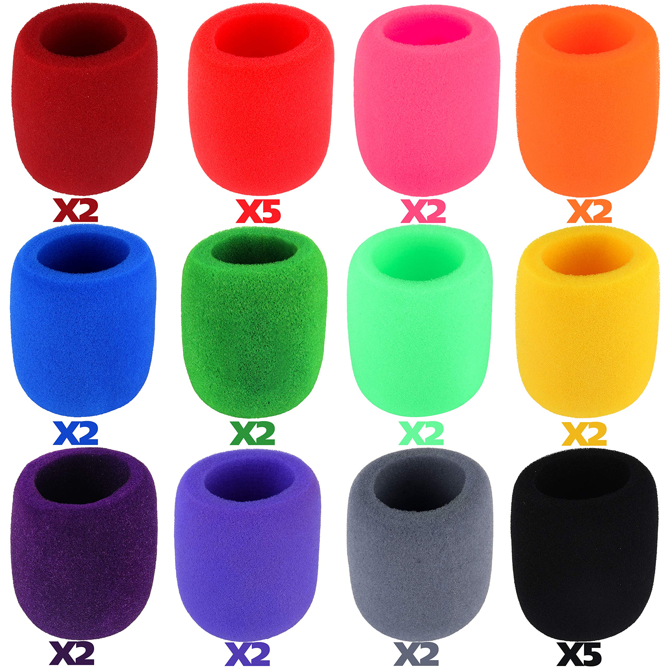10 STKS Microfoon Covers Foam Mic Covers Kleurrijke Handheld Microfoon Voorruit Wasbare Mic Voorruit Voor Meest Standaard Microfoons 10 STKS Microfoon Covers Foam Mic Covers Kleurrijke Handheld Microfoon Voorruit Wasbare Mic Voorruit Voor Meest Standaard Microfoons