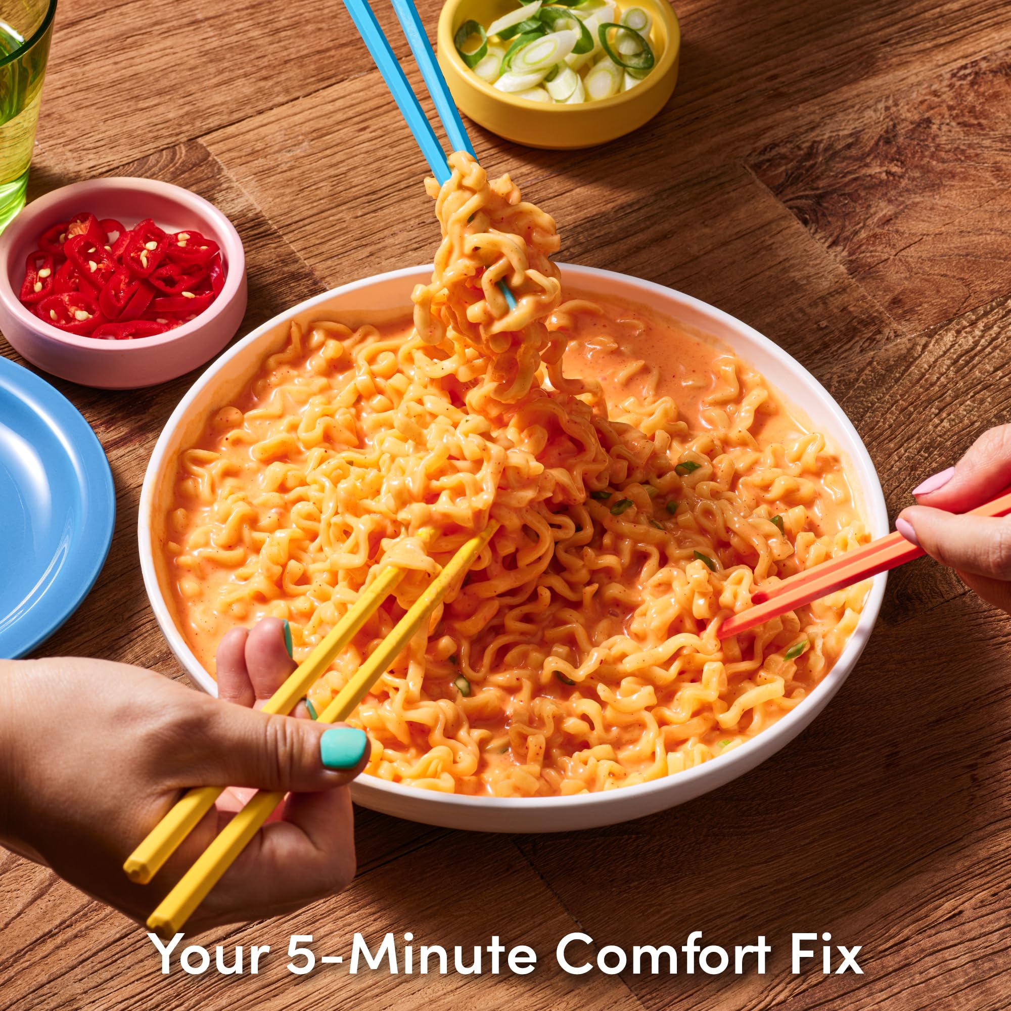OTOKI Cheesy Ramen – Cheddar & Mascarpone Flavor | Creamy & Savory Stir-Fry Korean Instant Noodles | 3.88 oz (Pack of 4)