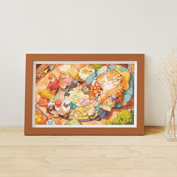 Pintoo - Two Plastic Jigsaw Puzzles Bundle - 1000 Piece - Cotton Lion - Patron Saint of Lighthouse H2366 and 1000 Piece - DONGLONGDONG - with You,with Me [H2366+H3112]