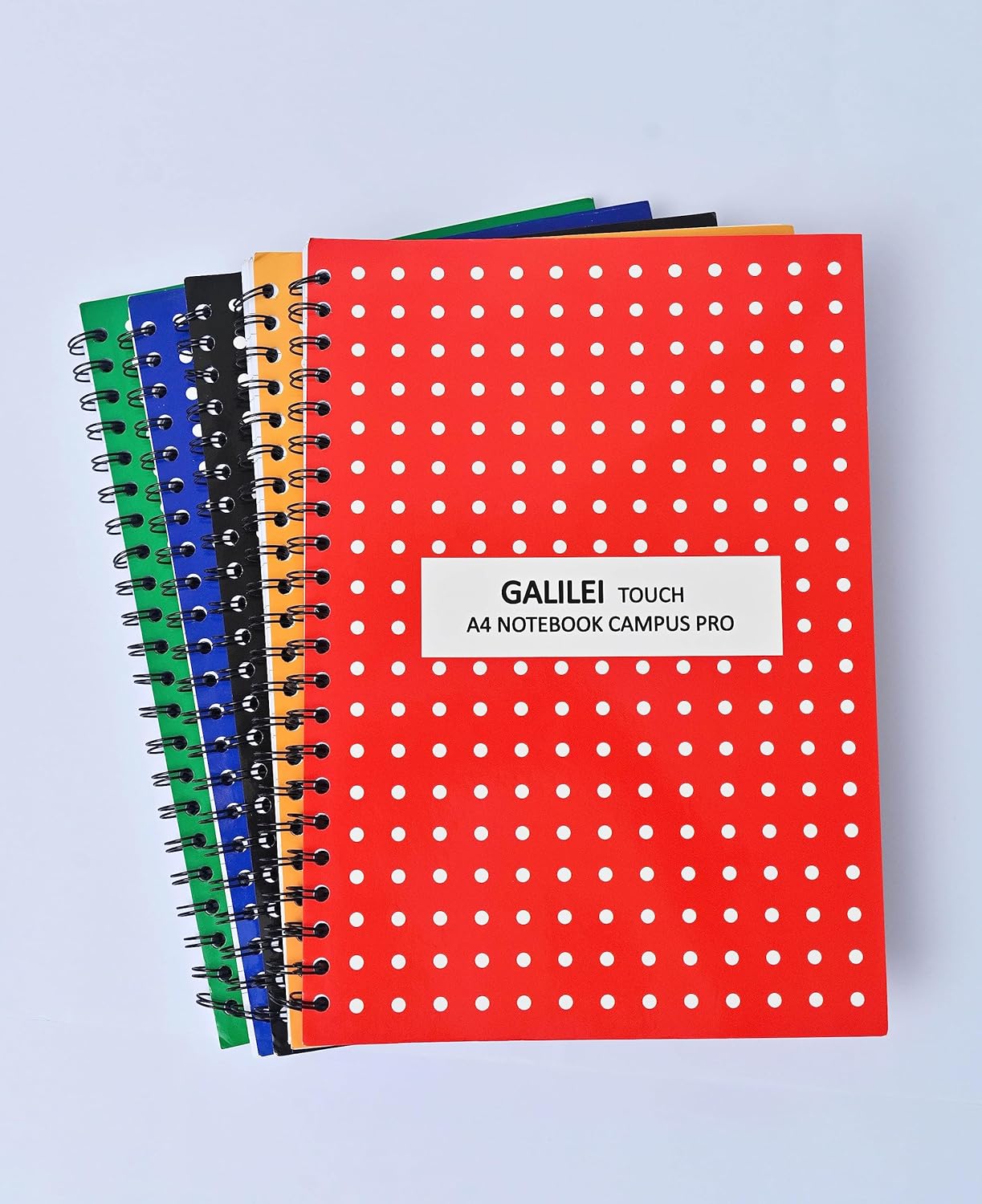 IZLAANA Pack of 5 A4 Notebook Lined, 5 Pack Note Pads for Work A4