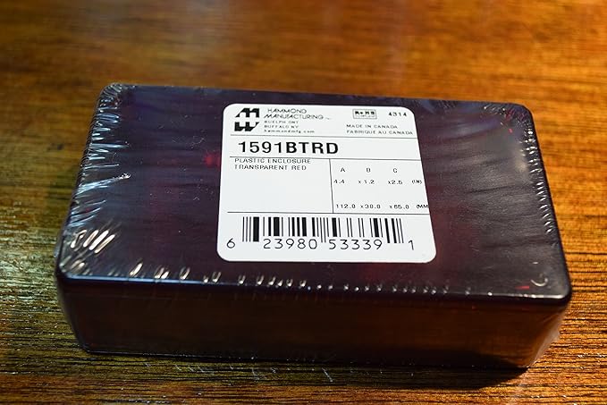 Enclosures, Boxes, & Cases Infrared Polycarbnt 4.4 x 2.4 x 1.1