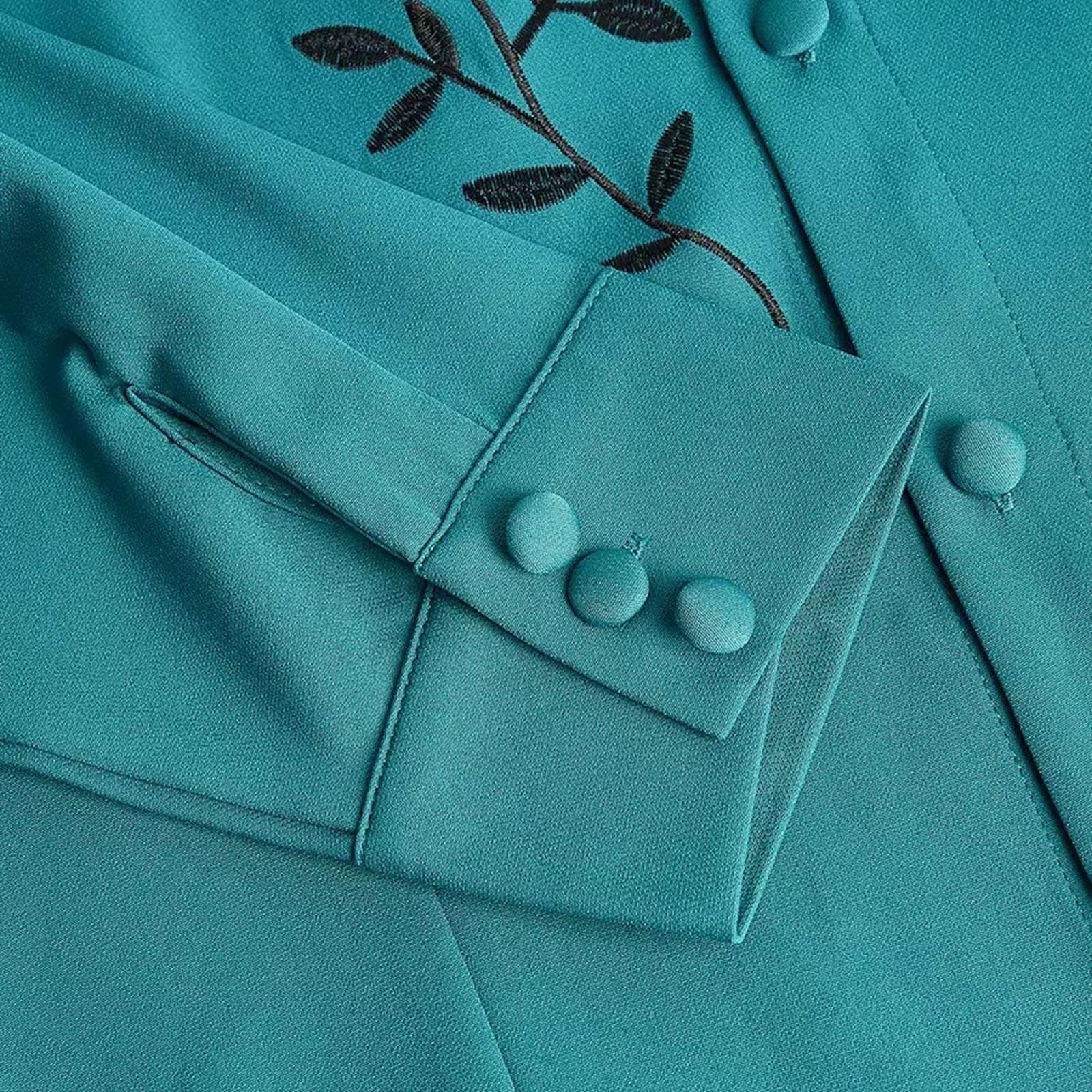 Elegante bestickte Thobe Robe für traditionelle Abaya Kleidung formelles langes Herrengewand