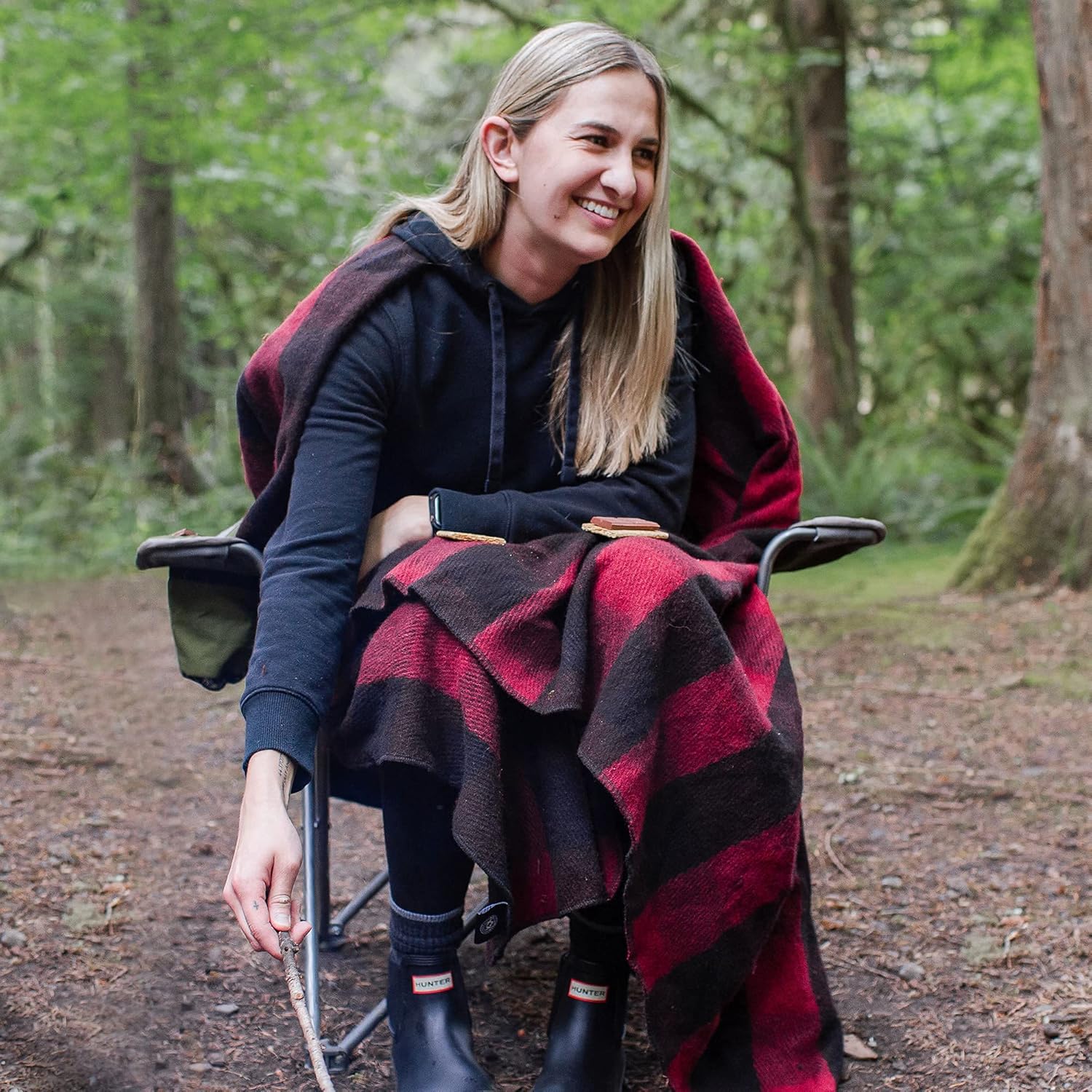 Arcturus Plaid Wool Blanket - 4.5lbs, Warm, Heavy, Washable, Large | Great for Camping, Outdoors, Survival & Emergency Kits (Red Buffalo) : Sports & Outdoors