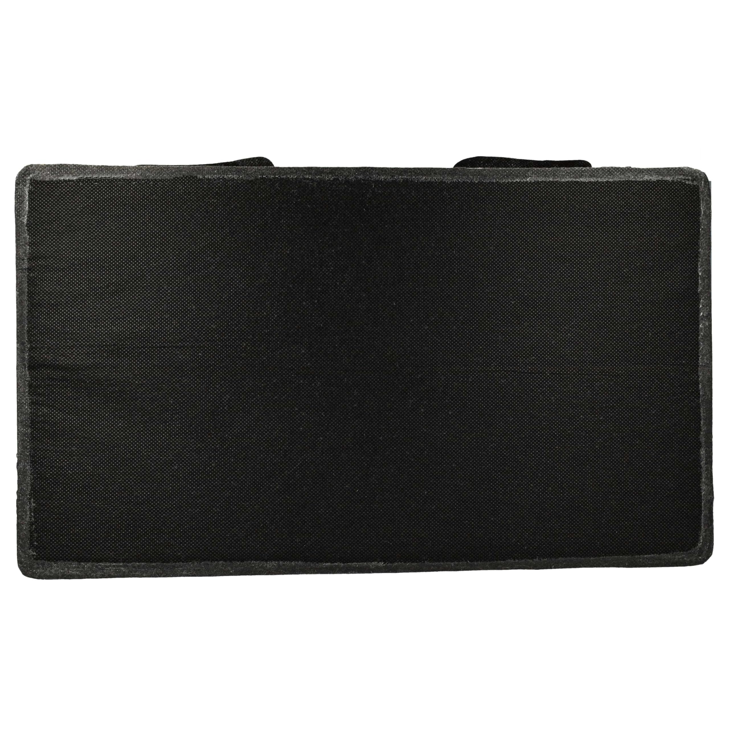Vhbw Black Filter Activated Carbon Filter Replacement For Miele 5182190, 5182191, 5182192, 4002514270456, Dkf-8, Dkf8 For Extractor Fan - 40 X 23.5 X 3 Cm