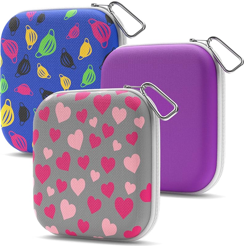 Estojo de viagem OPTIPAK em neoprene com zíper e mosquetão, 3 unidades