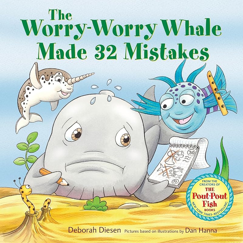 Carousel Item: The Worry-Worry Whale Made 32 Mistakes