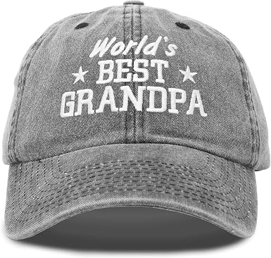 DALIX Worlds Best Grandpa Hat Vintage 