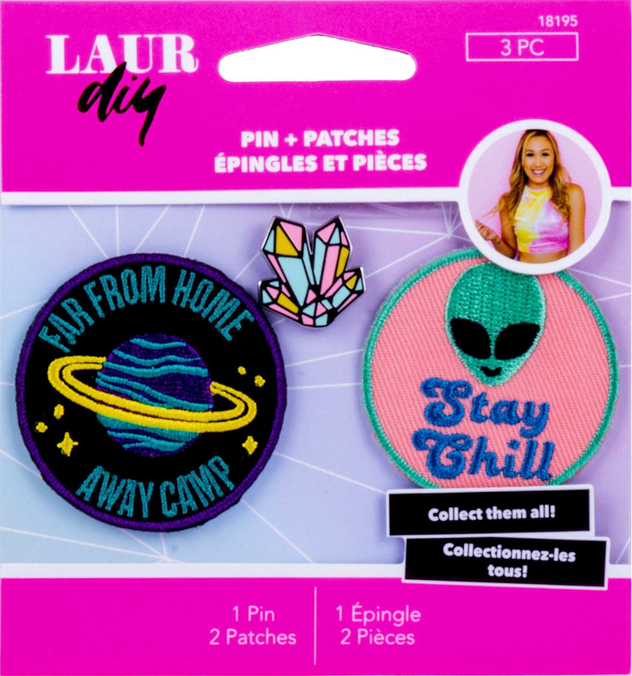 Pins & Patches-Galaxy Gurl, Pink