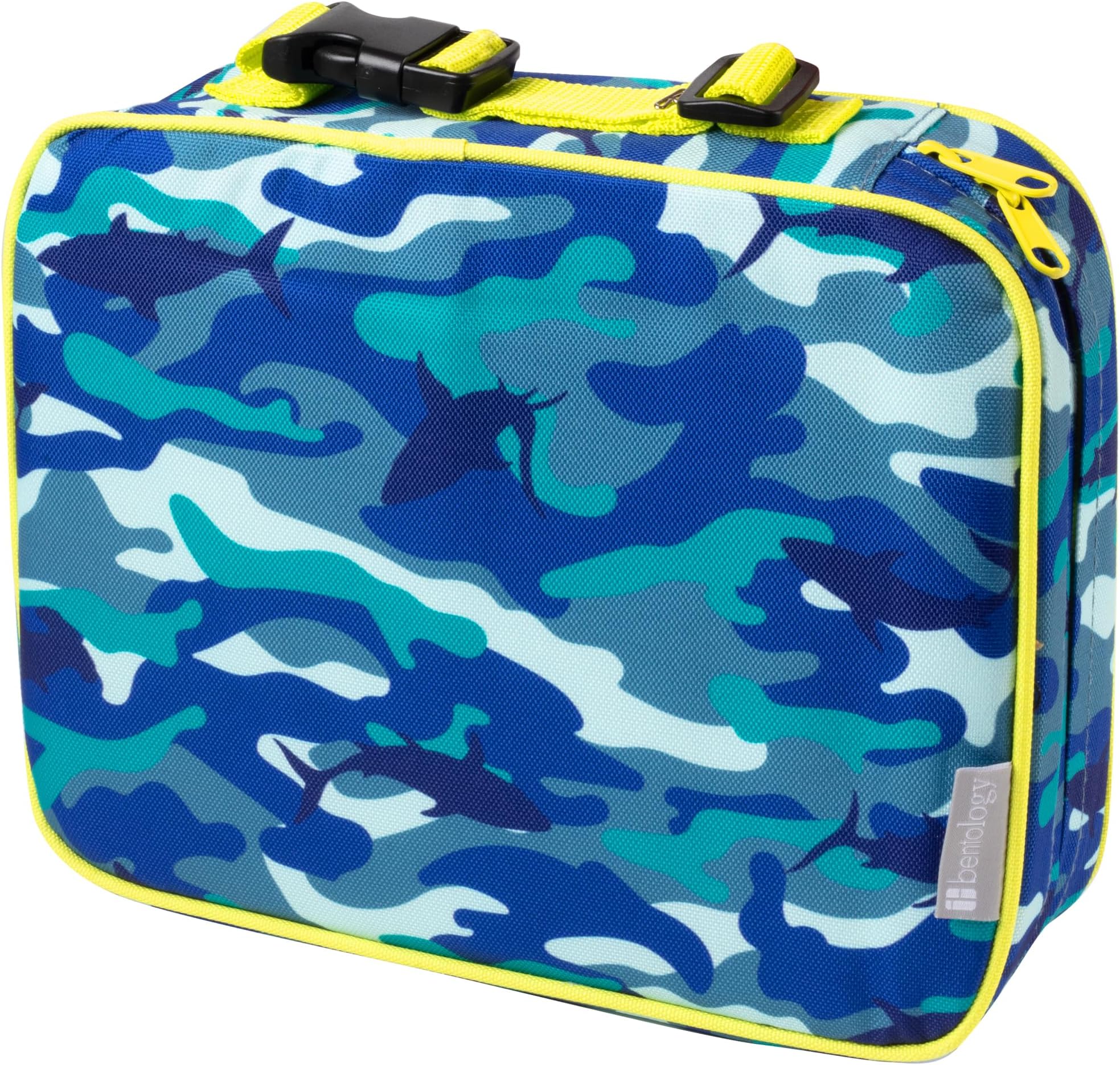 Bentology Insulated Lunch Bag for Kids & Adults- Reusable Thermal Sleeve w Clip on Handle- Easy to Clean Water-Resistant Lunchbox Tote- Mini Cooler Bag for Work School, Picnic, Daycare- Back to School