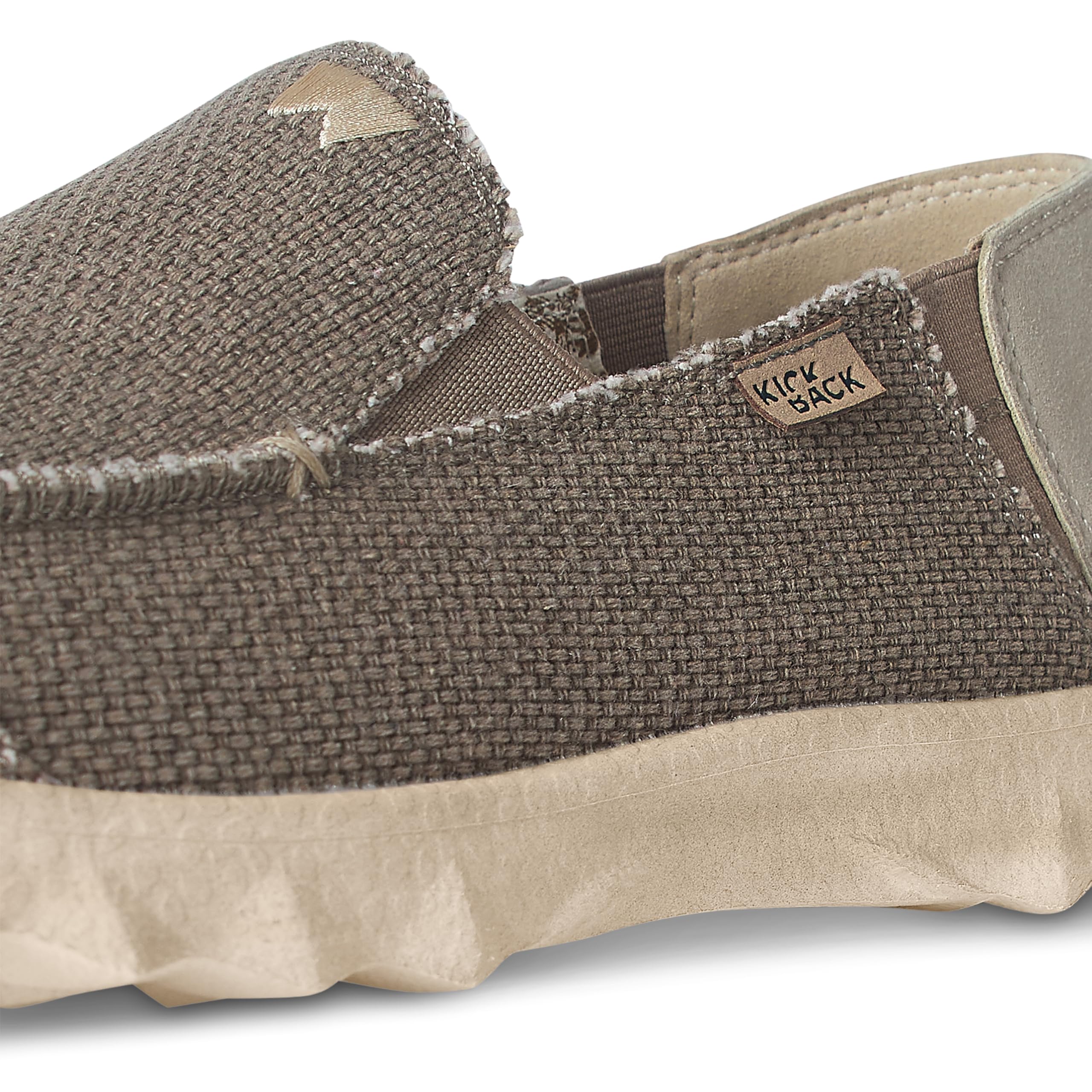 Kickback Couch Classic Mocassini Slip‑On da Uomo in Tela – Scarpe Estive Casual per Viaggio e Spiaggia con Suola Antiscivolo – Calzata Confortevole per Comfort Tutto Il Giorno