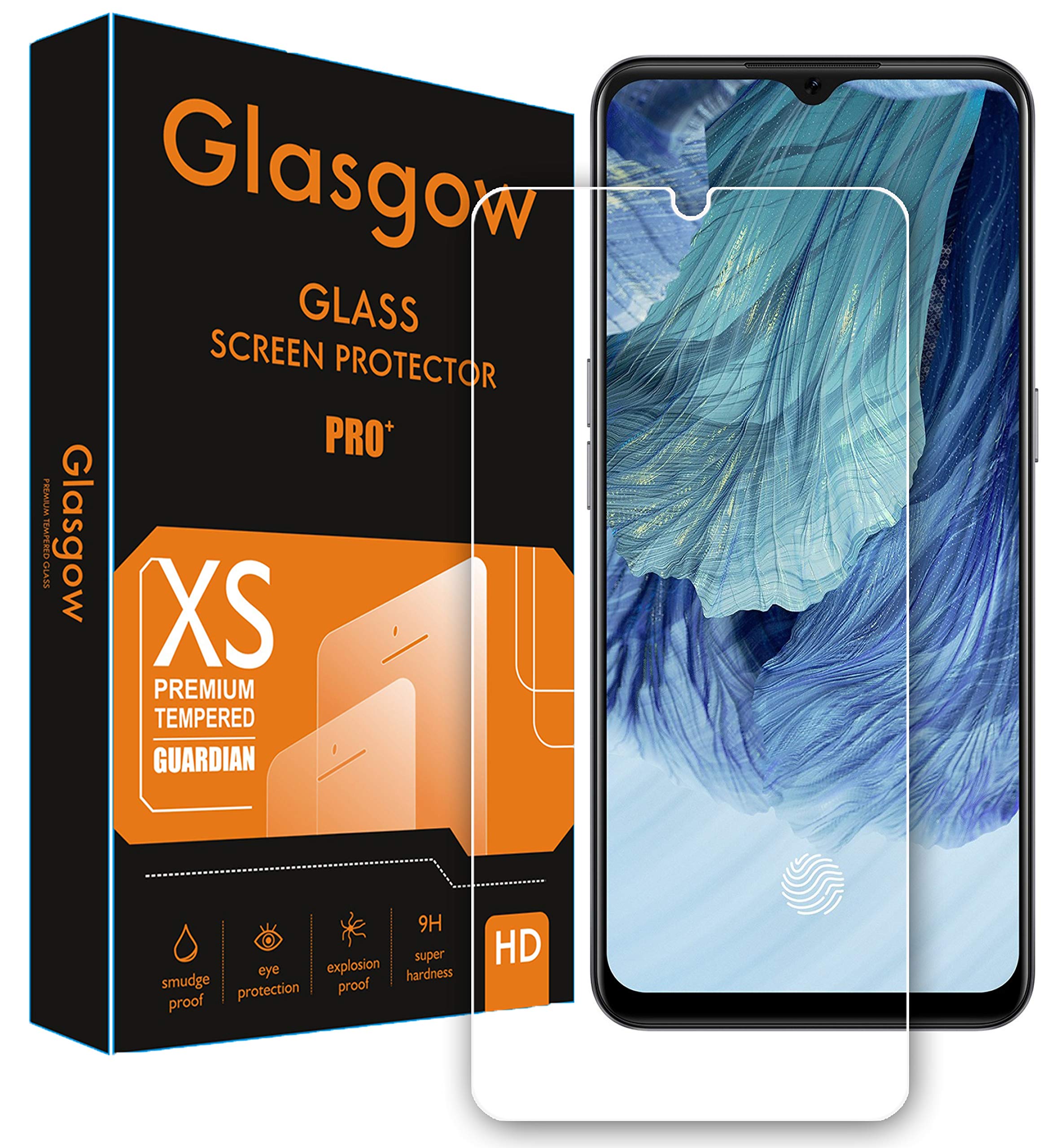 Glasgow |For Vivo Y73 | Tempered Glass Screen Protector Guard | Bubble Free Installation | Gorilla (B09BD37KK4) Amazon Price History, Amazon Price Tracker