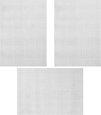 3 Piezas Malla de Alambre Malla Tejido, 210 x 300 mm Malla de Roedores Hoja de Tejida de Acero Inoxidable, Hoja de Filtro de Pantalla Mosquitera
