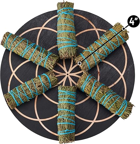 Miniatura 4 de Paquete de 6 palos de cedro para manchas – Hecho a mano, cultivado de forma natural y sostenible – para limpieza de humo, manchas, kits de manchas,