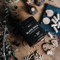 Vista 4 de 40,000 mg 40x Potencia de raíz de maca negra orgánica con Ashwagandha - #1 Cápsulas de raíz de maca negra de la más alta potencia para hombres