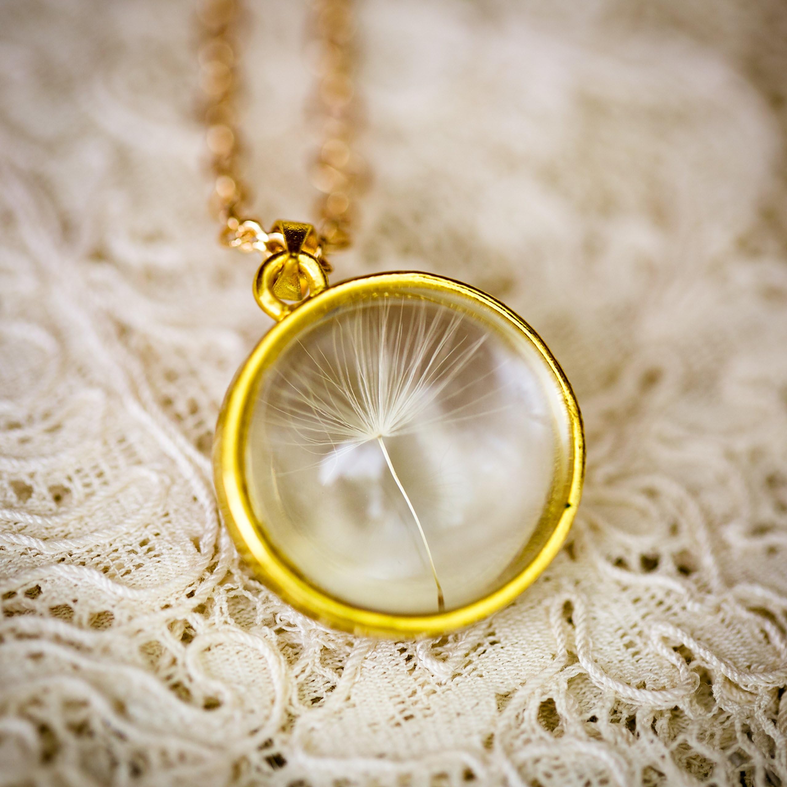 The Dandelion Seed Necklace