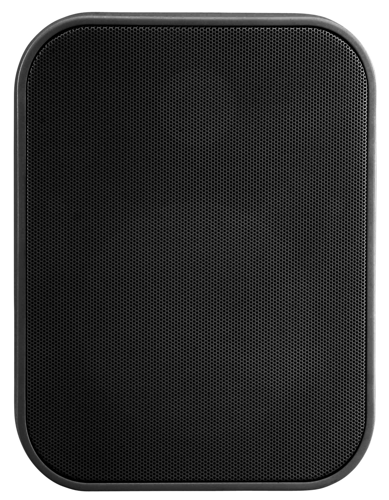 Pronomic OLS-5 BK DJ PA Outdoor-Lautsprecher für Garten, Terrasse, Restaurant (80 Watt, Schutzart IP56, 8 Ohm, 5,25" Woofer) schwarz