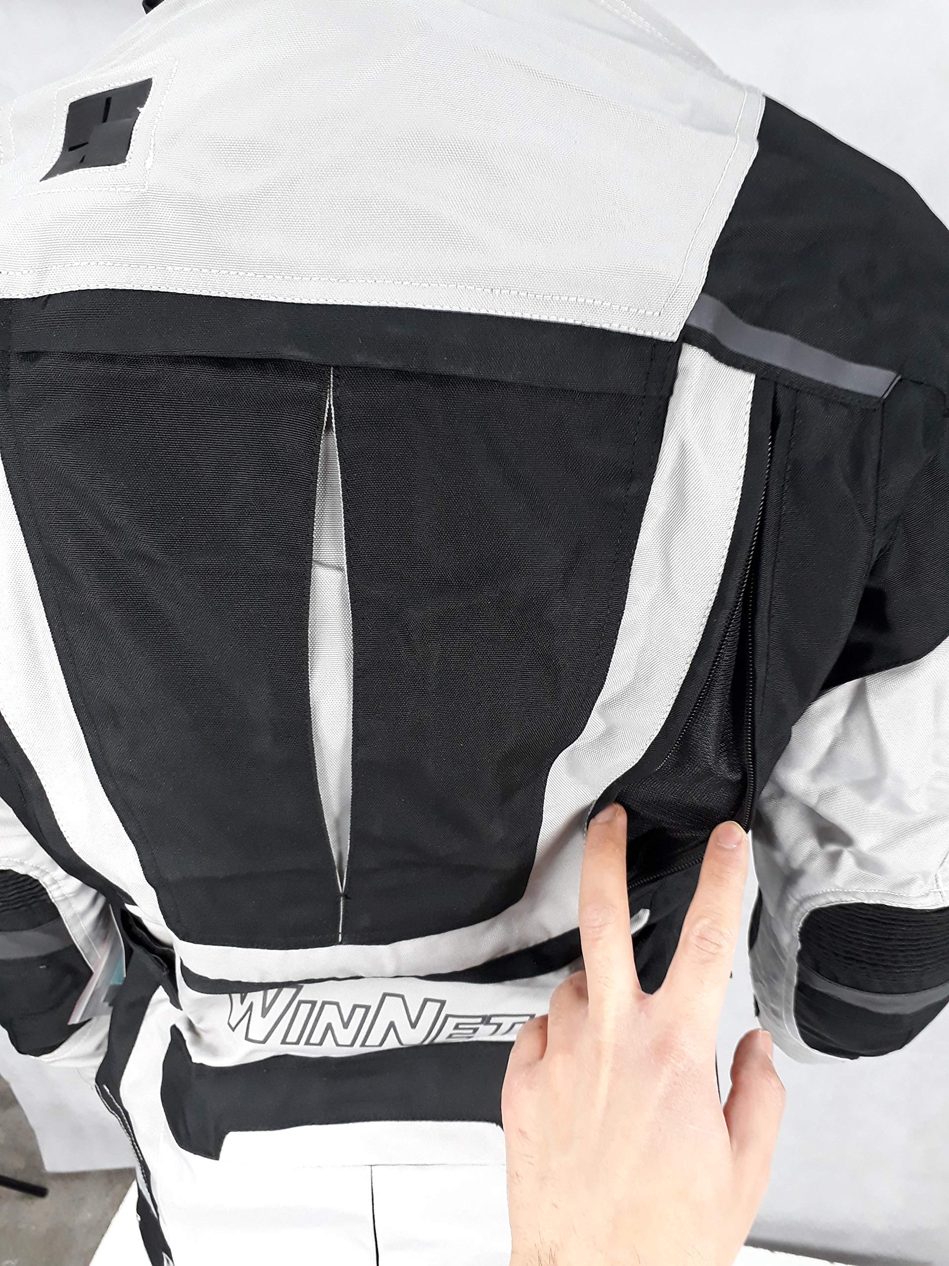 WinNet Completo tuta moto in cordura giacca e pantaloni per turismo