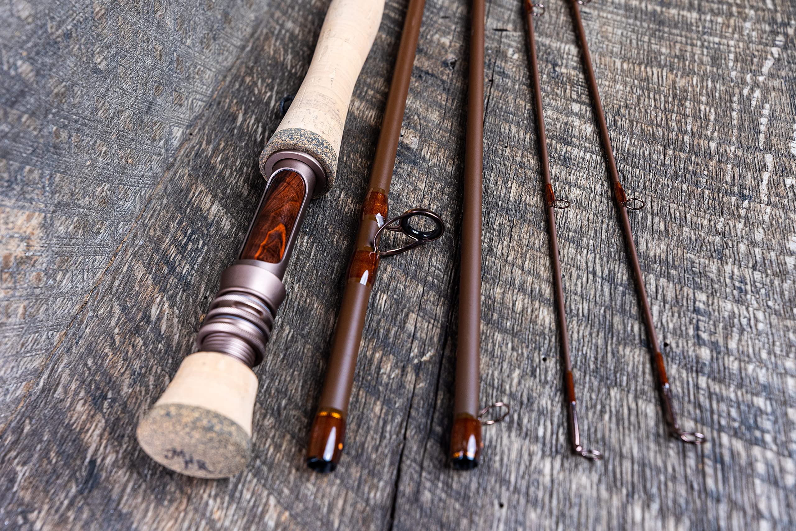 Moonshine Rod Company Fast Action Fly Fishing Rod - Carbon Fiber Graphite Rod with Zippered Travel Case - Drifter II, Vesper, Epiphany ESN, Outcast, Phantom & Rambler Series - 2WT up to 12WT Rods