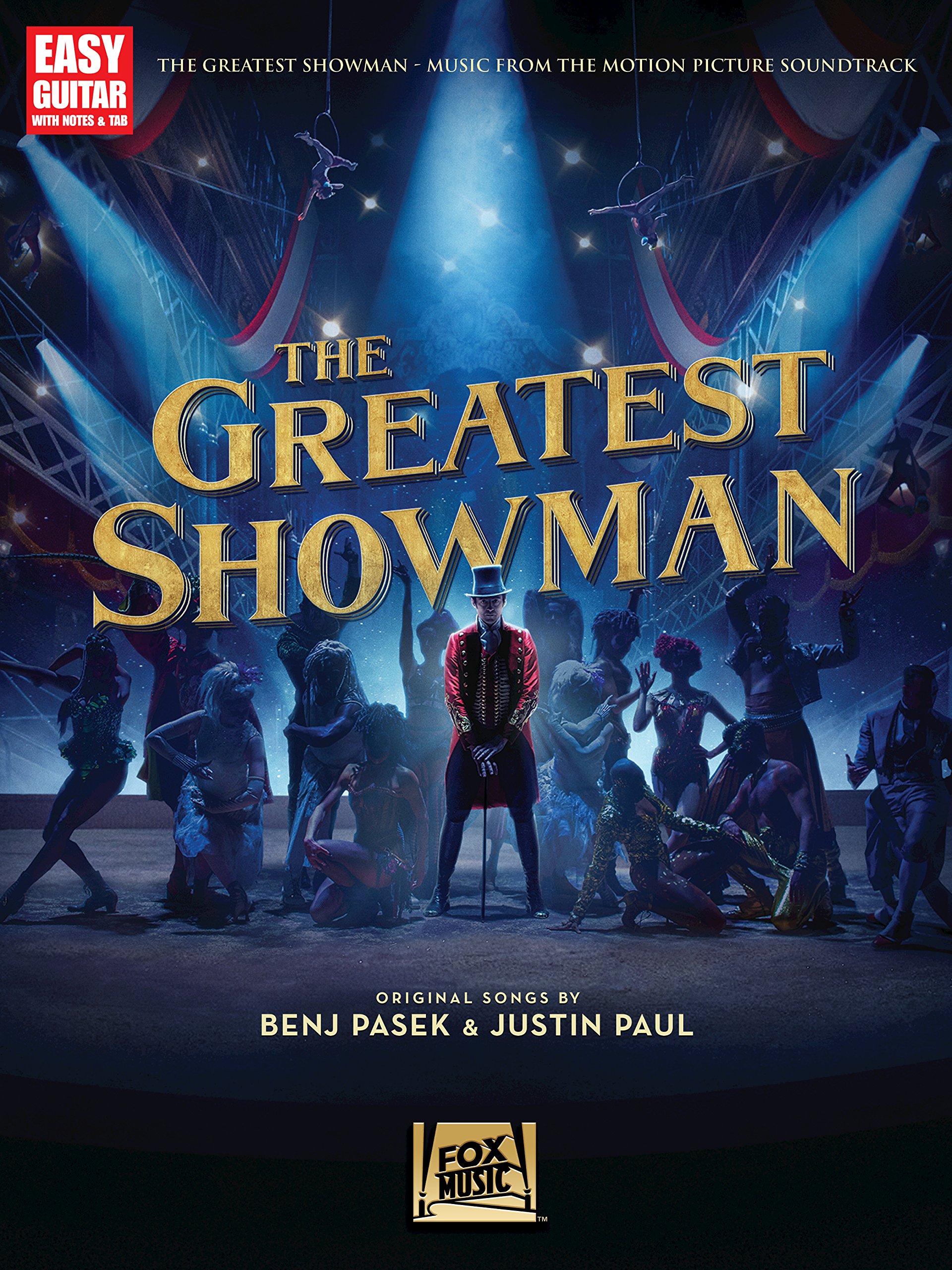 Partitions The Greatest Showman songbook complet de la bande originale du film en anglais