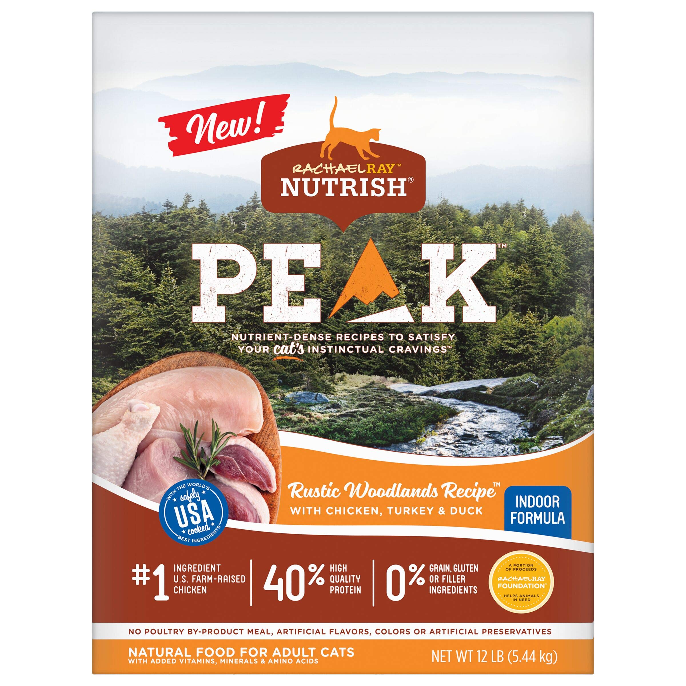 Buy Rachael Ray sh Peak Natural Dry Cat Food, Rustic Woodlands Recipe