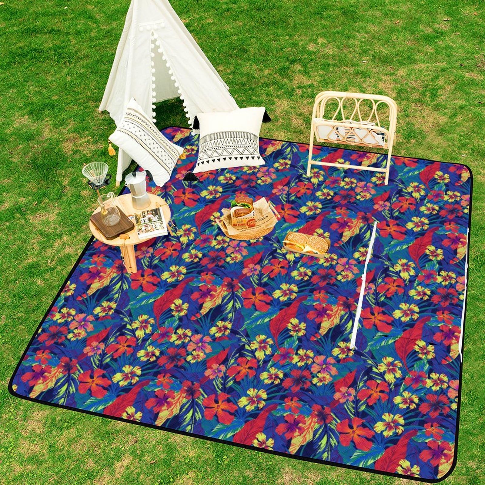 3D Impresión Flores Dress T-Shirt Sweater Toalla Playa Grande Toalla De Playa Grande Manta Impermeable Esterilla De Playa para Playa, Barbacoa, Pícnic, Senderismo 200x200cm