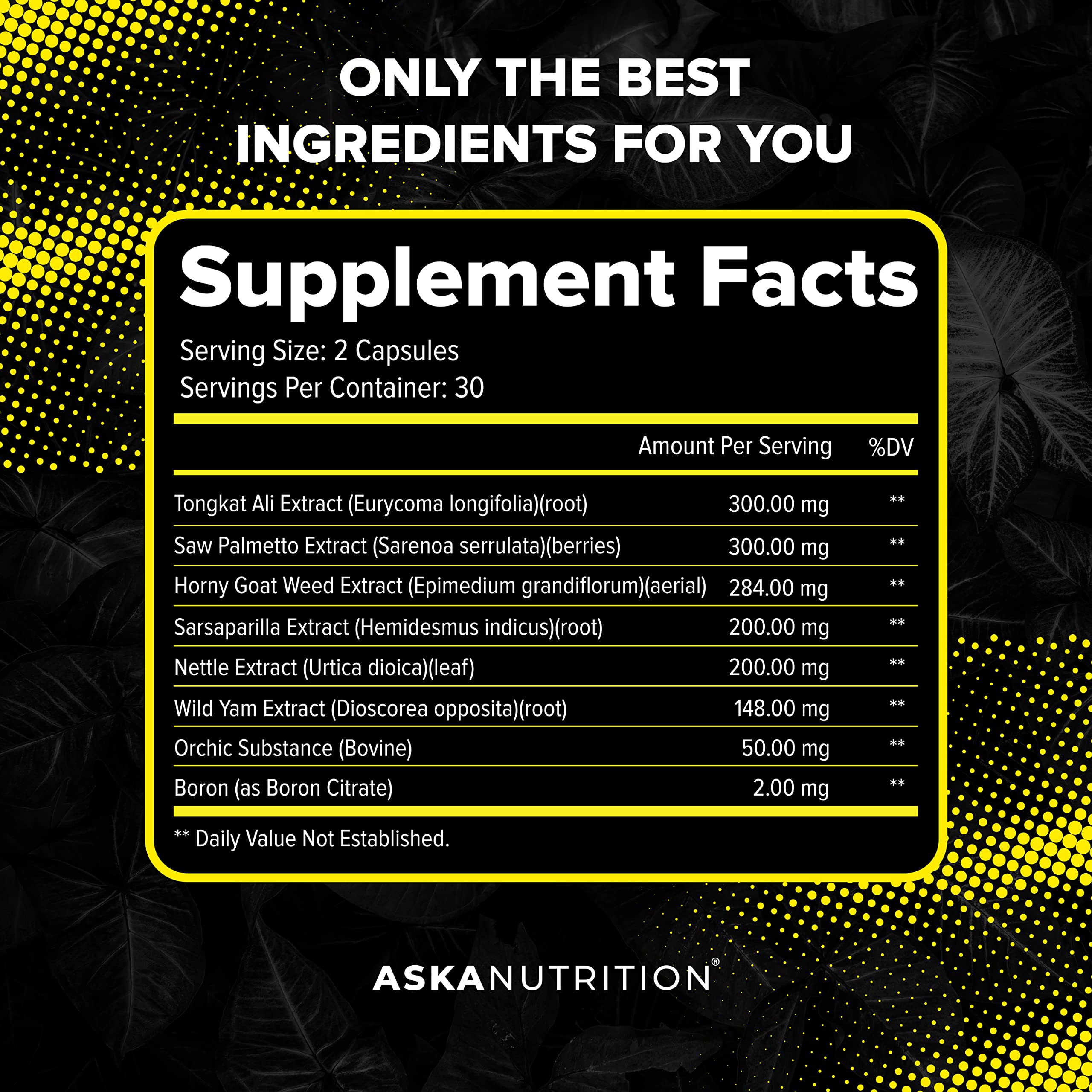Testosterone Booster for Men - Male Enhancing Supplement | Energy & Libido — Amazon image 2